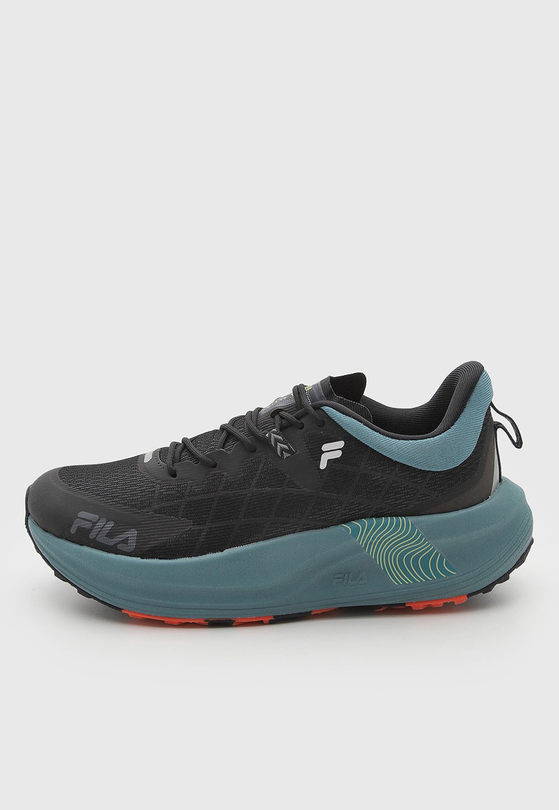 Tênis Masculino Fila Racer Skytrail Preto