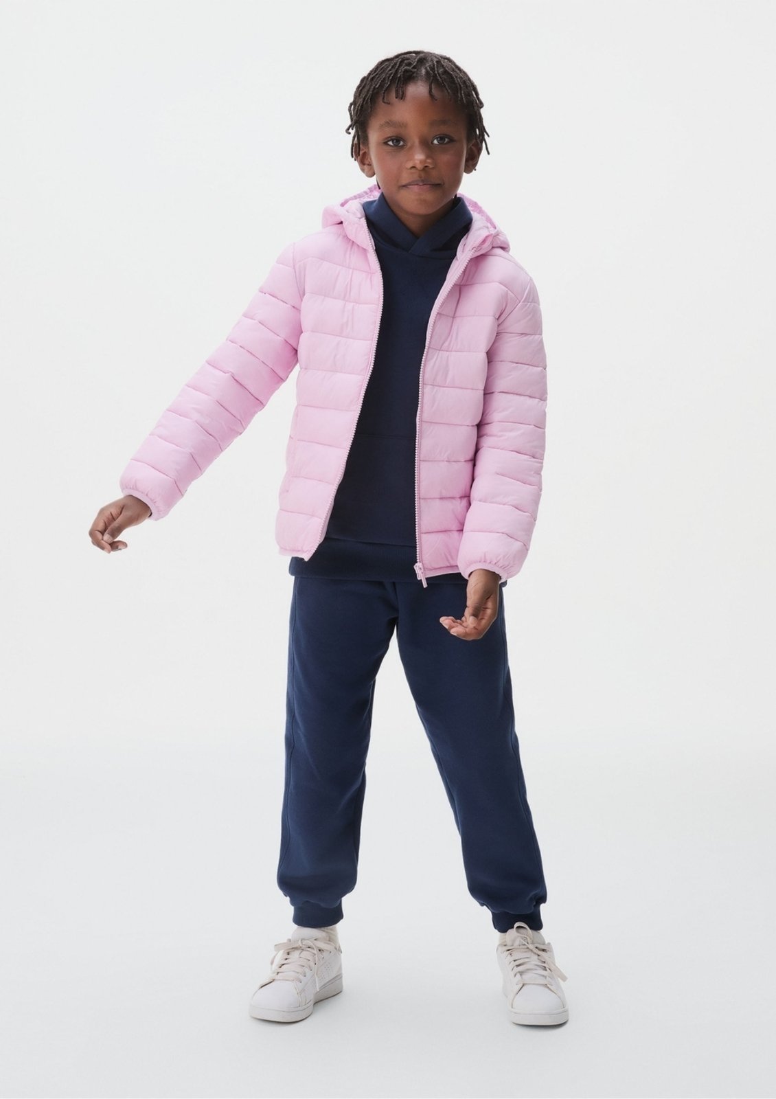 Infantil – Jaqueta Puffer Unissex Com Capuz Hering