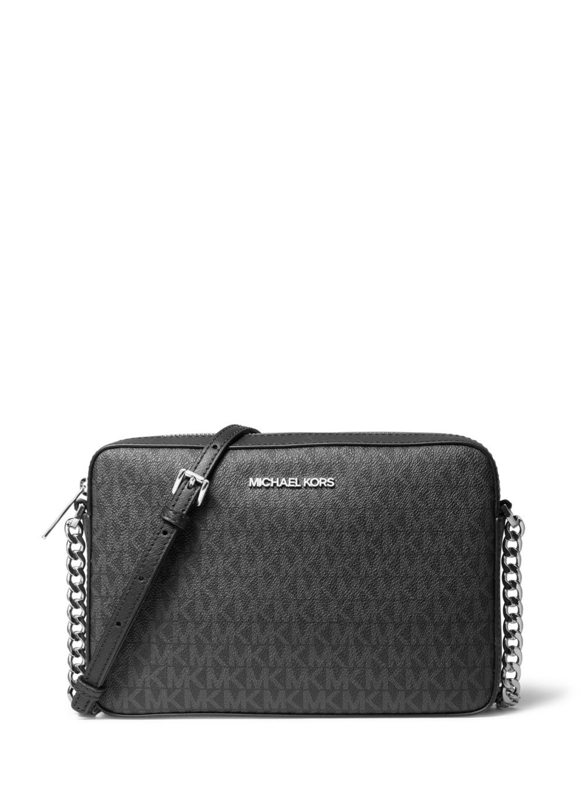 Vista 2 Bolsa Transversal Jet Set Logo Média 35F8sttc3b001 preto preto