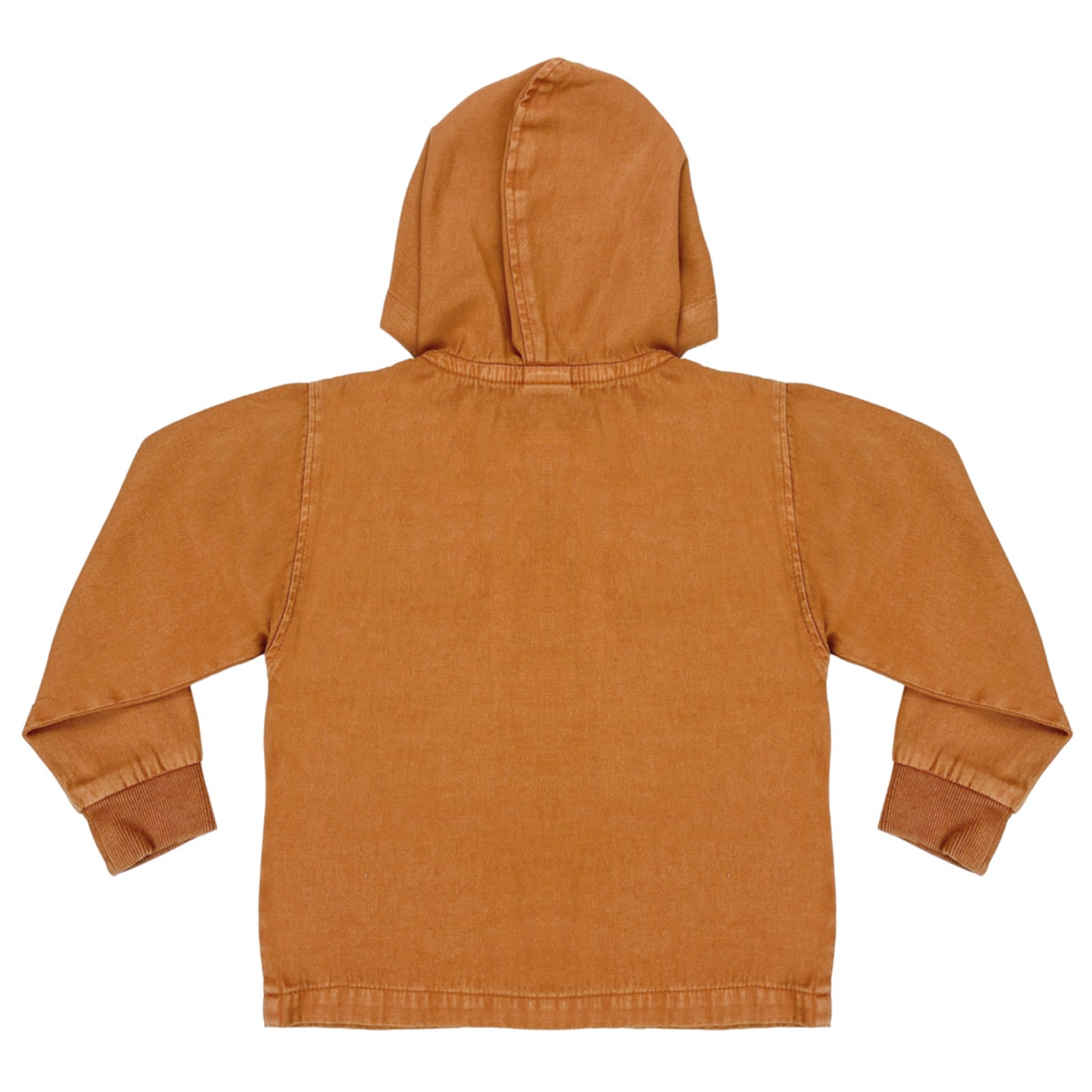 Vista 3 Infantil - Jaqueta Look Jeans Parka Sarja Ferrugem caramelo Look Jeans caramelo