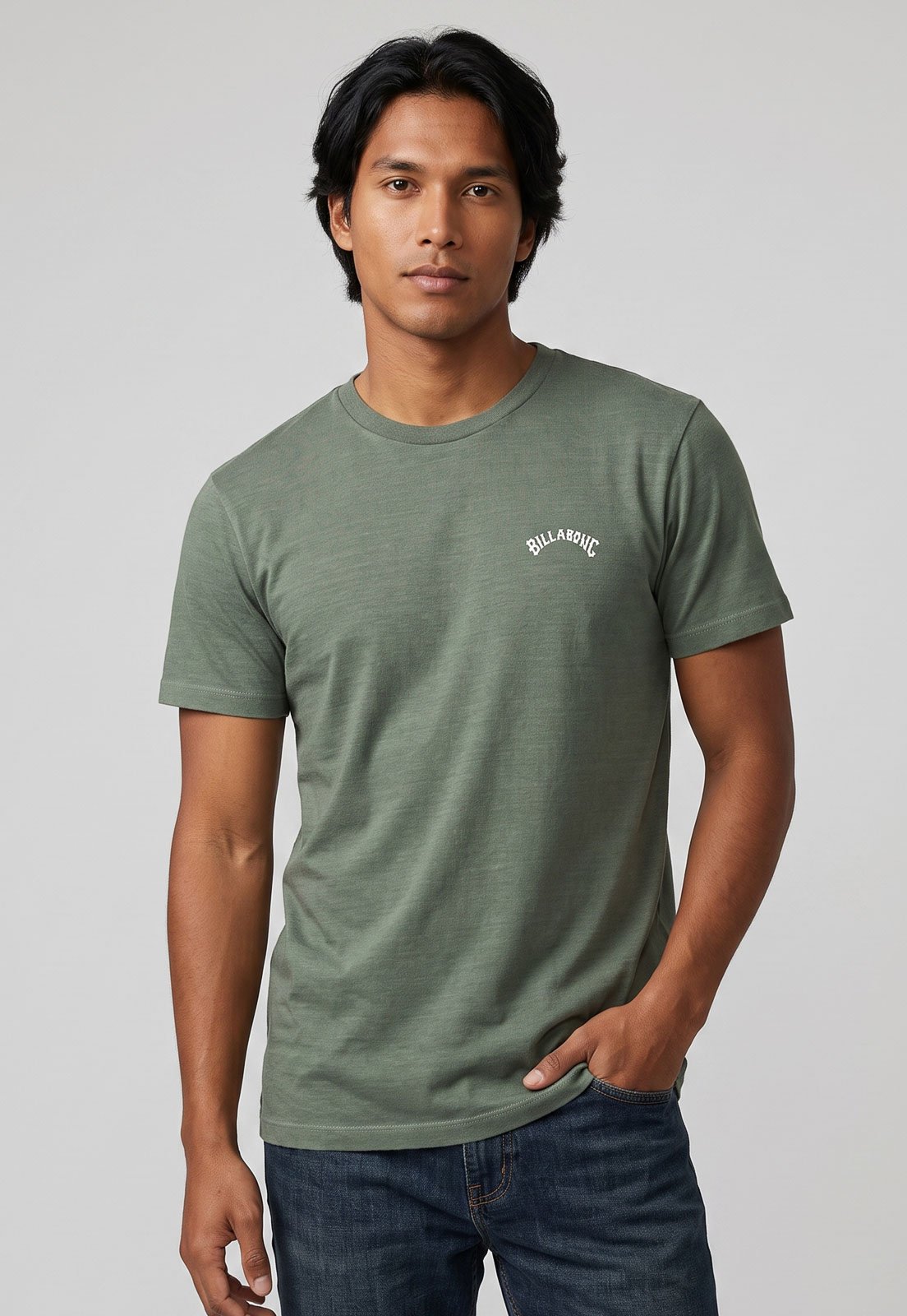 Camiseta Masculina Billabong Essential III Verde