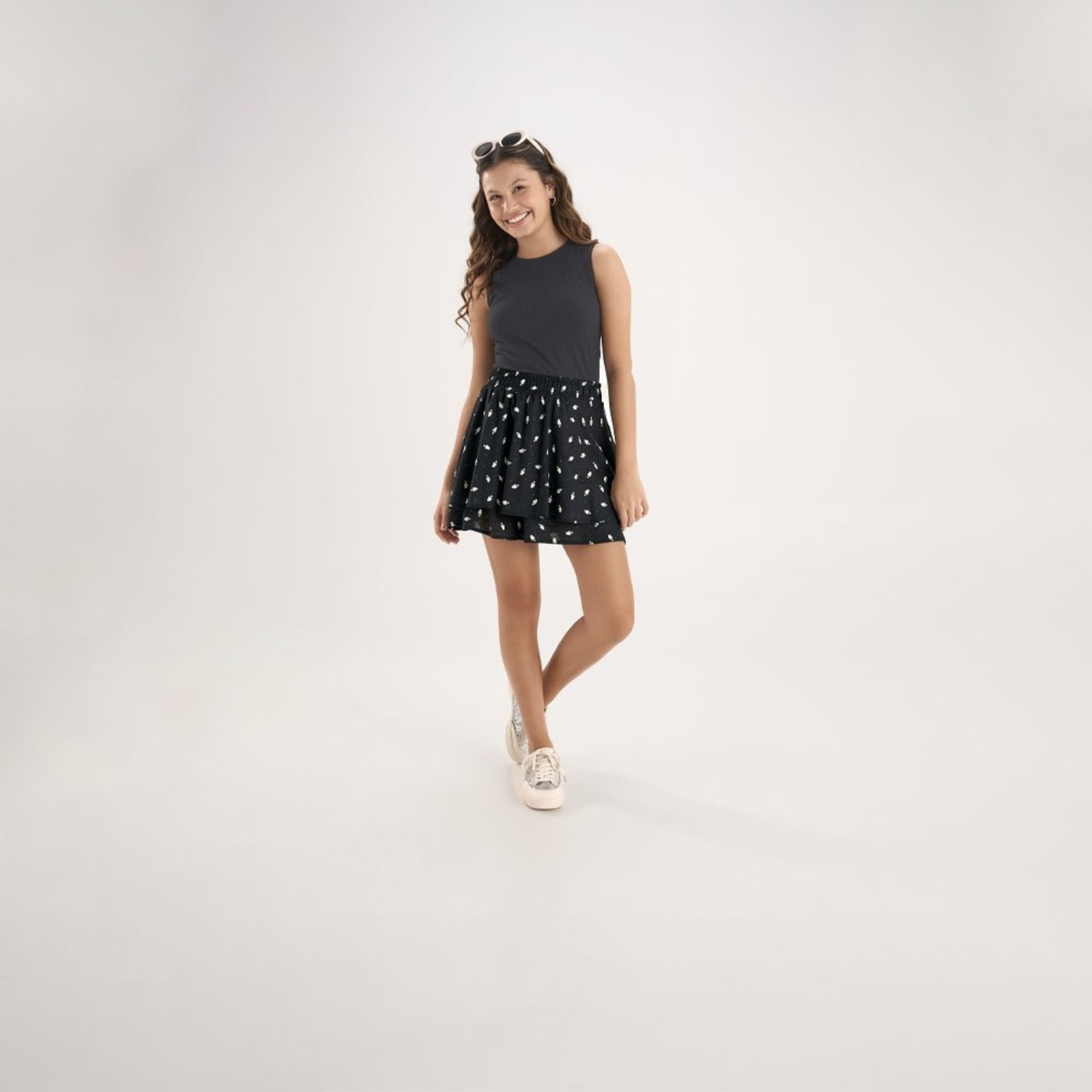 Infantil - Conjunto Preto Juvenil Pulla Bulla Menina - 53921-51