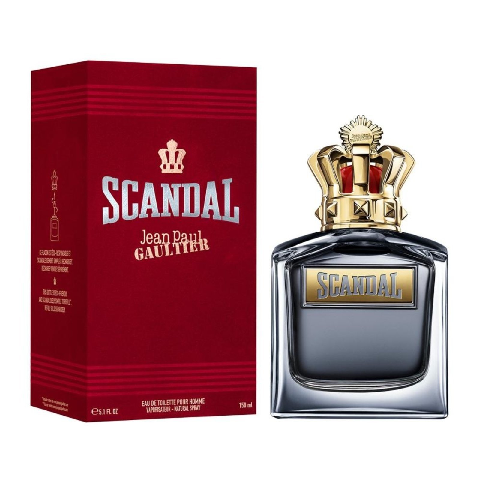 Vista 3 Jean Paul Gaultier Scandal Pour Homme Perfume Masculino Eau de Toilette 150 ml incolor Jean Paul Gaultier incolor