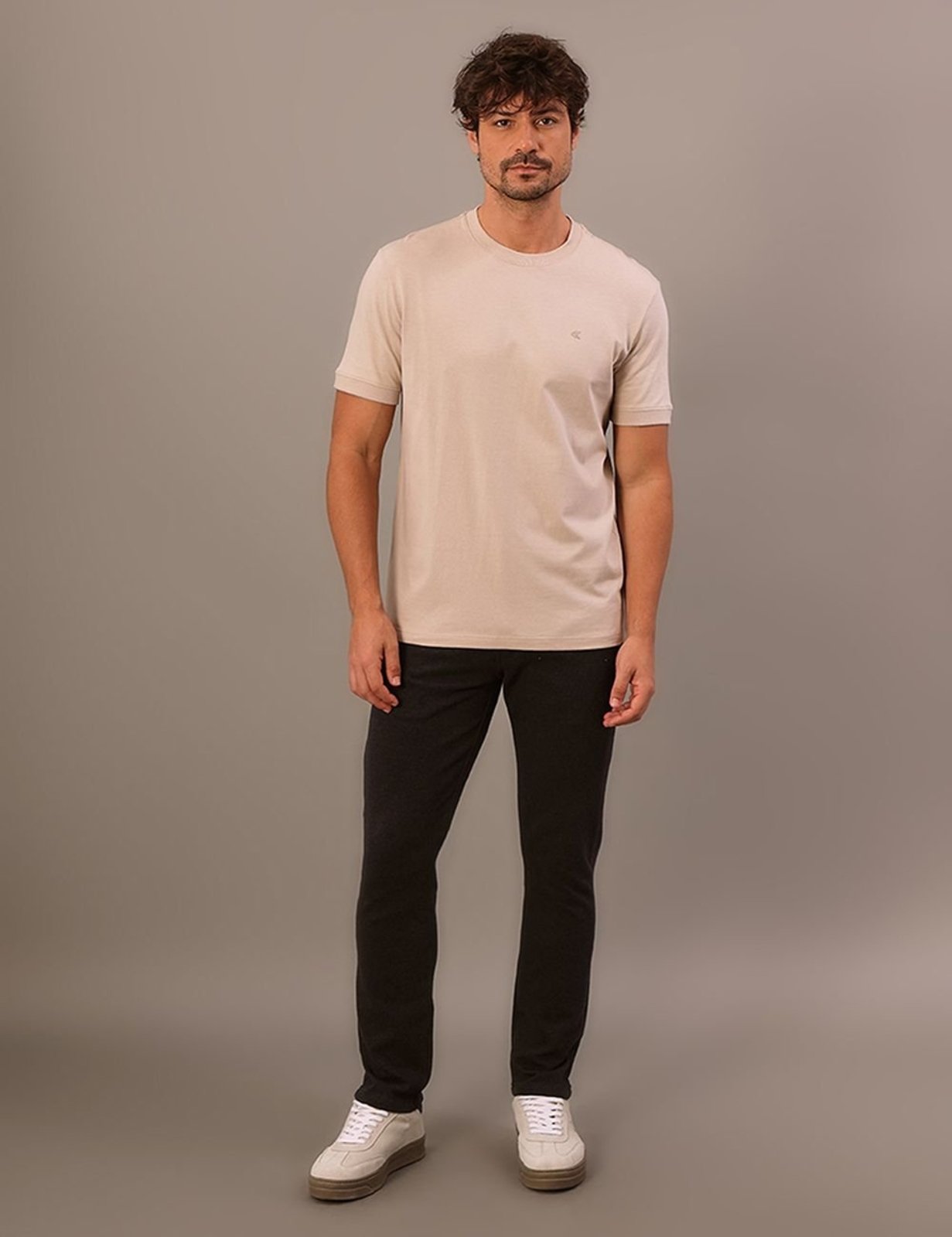 Calça 5 Pockets Moletom Skinny Mescla - Chumbo Calvin Klein Jeans