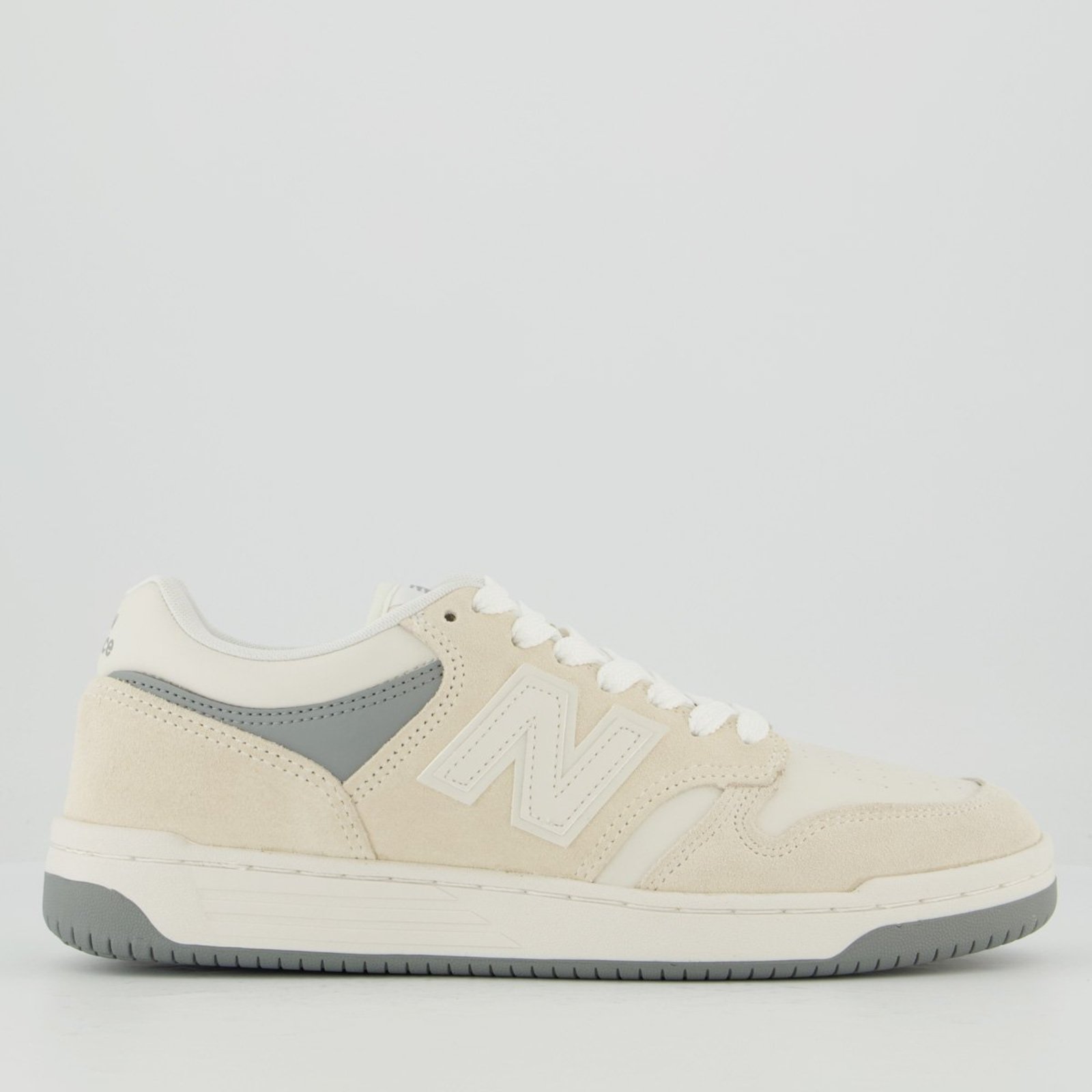 Tênis New Balance 480 Low Bege e Cinza