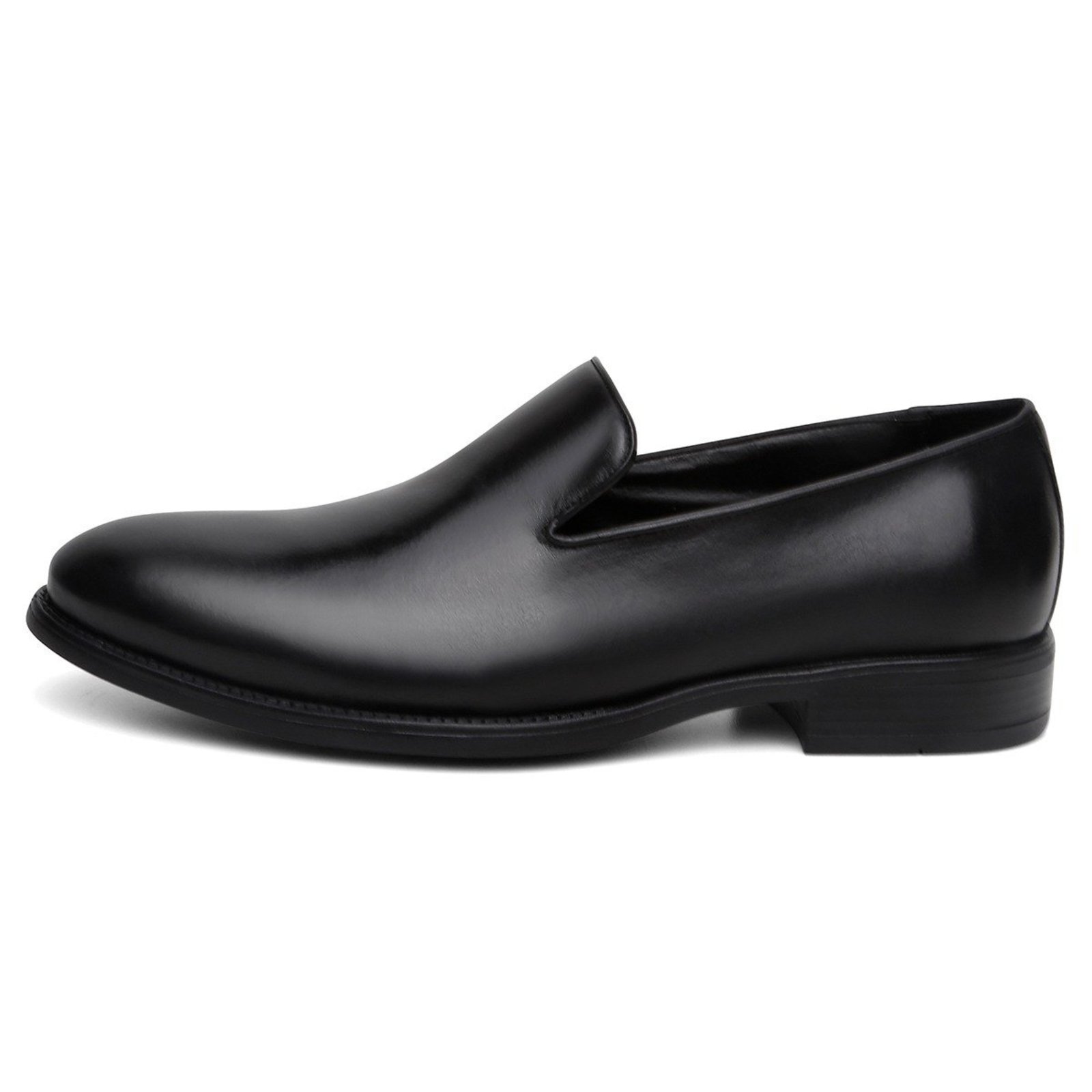 Mocassim Loafer Social Centuria Liso Couro Preto