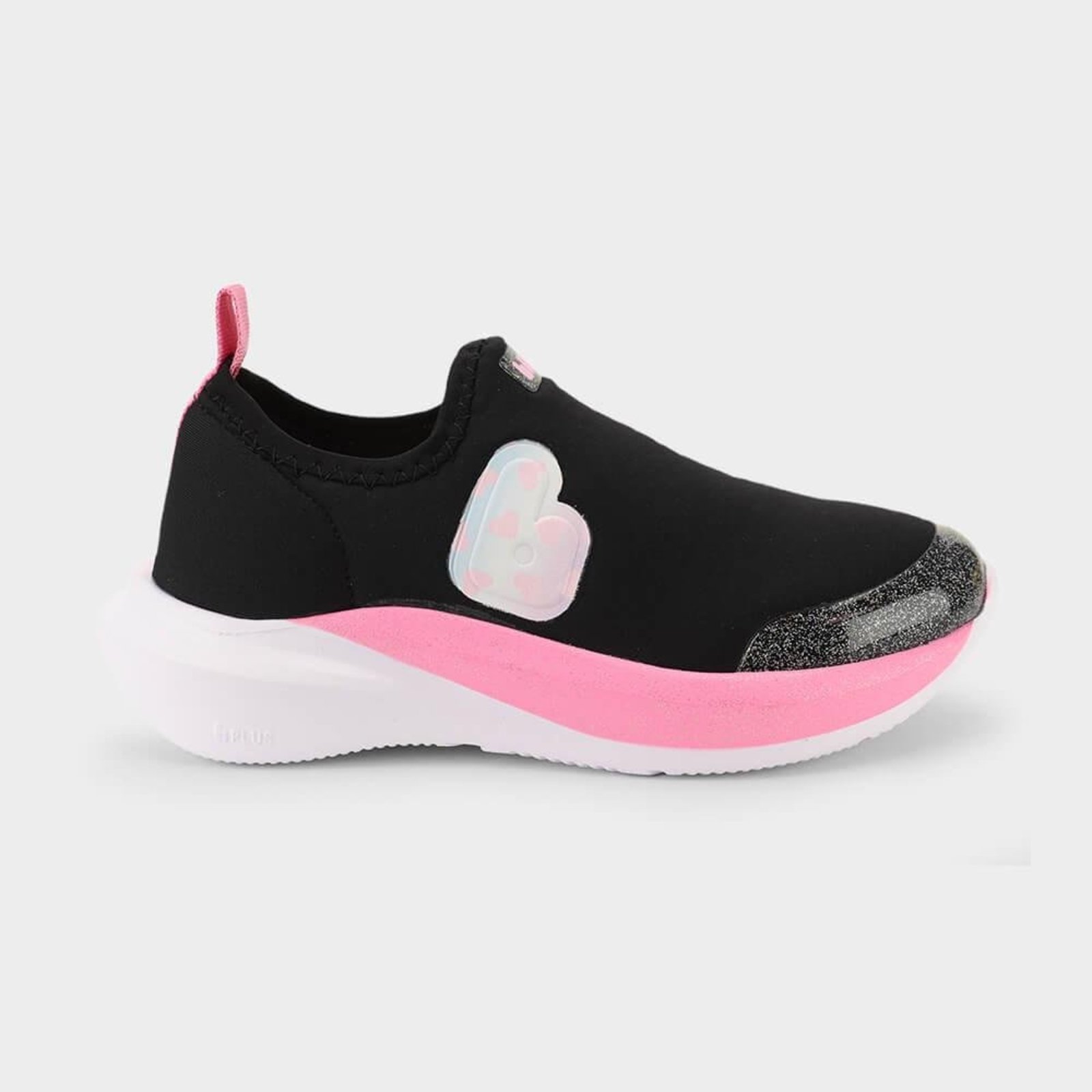 Infantil - Tênis Bibi Volt 2.0 Preto com Rosa 25