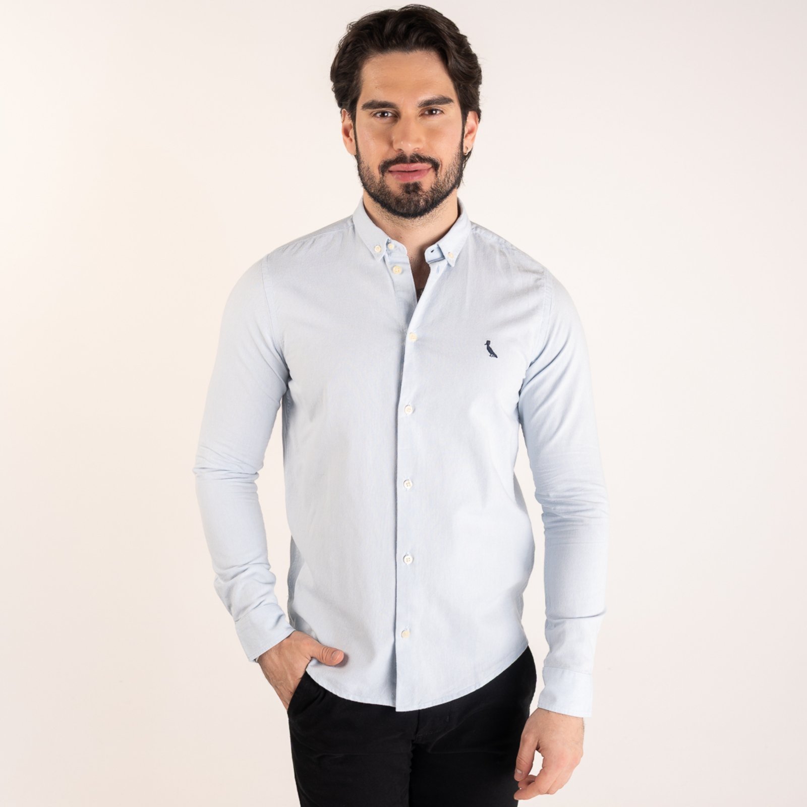 Camisa Reserva Sport Oxford Azul Claro
