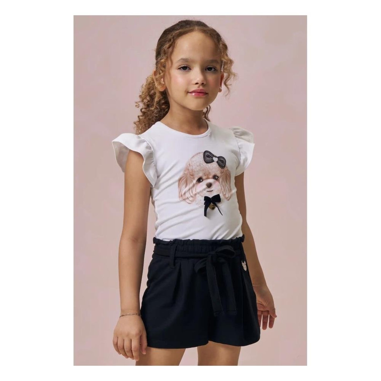 Infantil - Blusa Menina Estampado Infanti 2 Unico