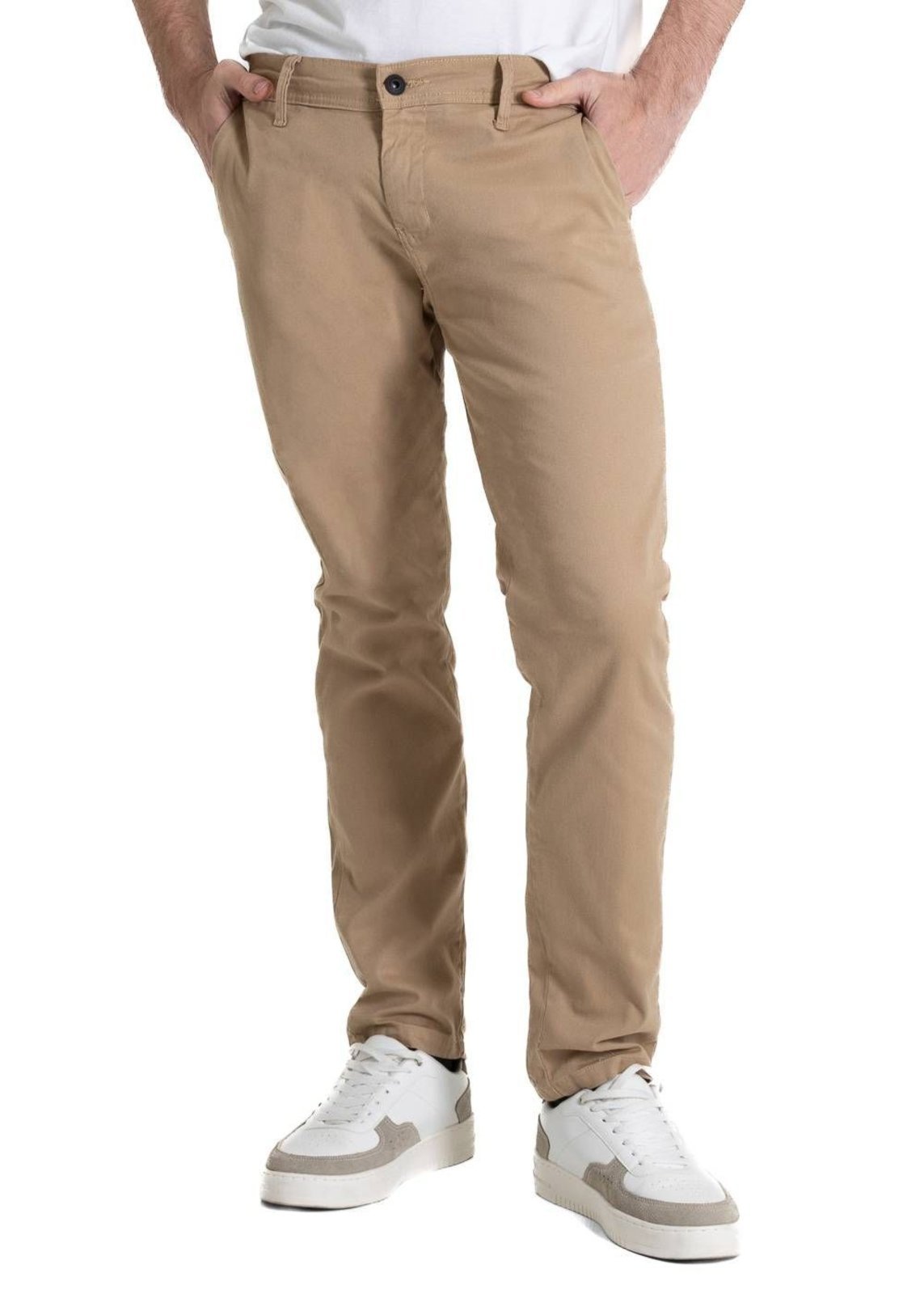 Calça Sarja Sawary Slim – 280756 – Bege – Sawary