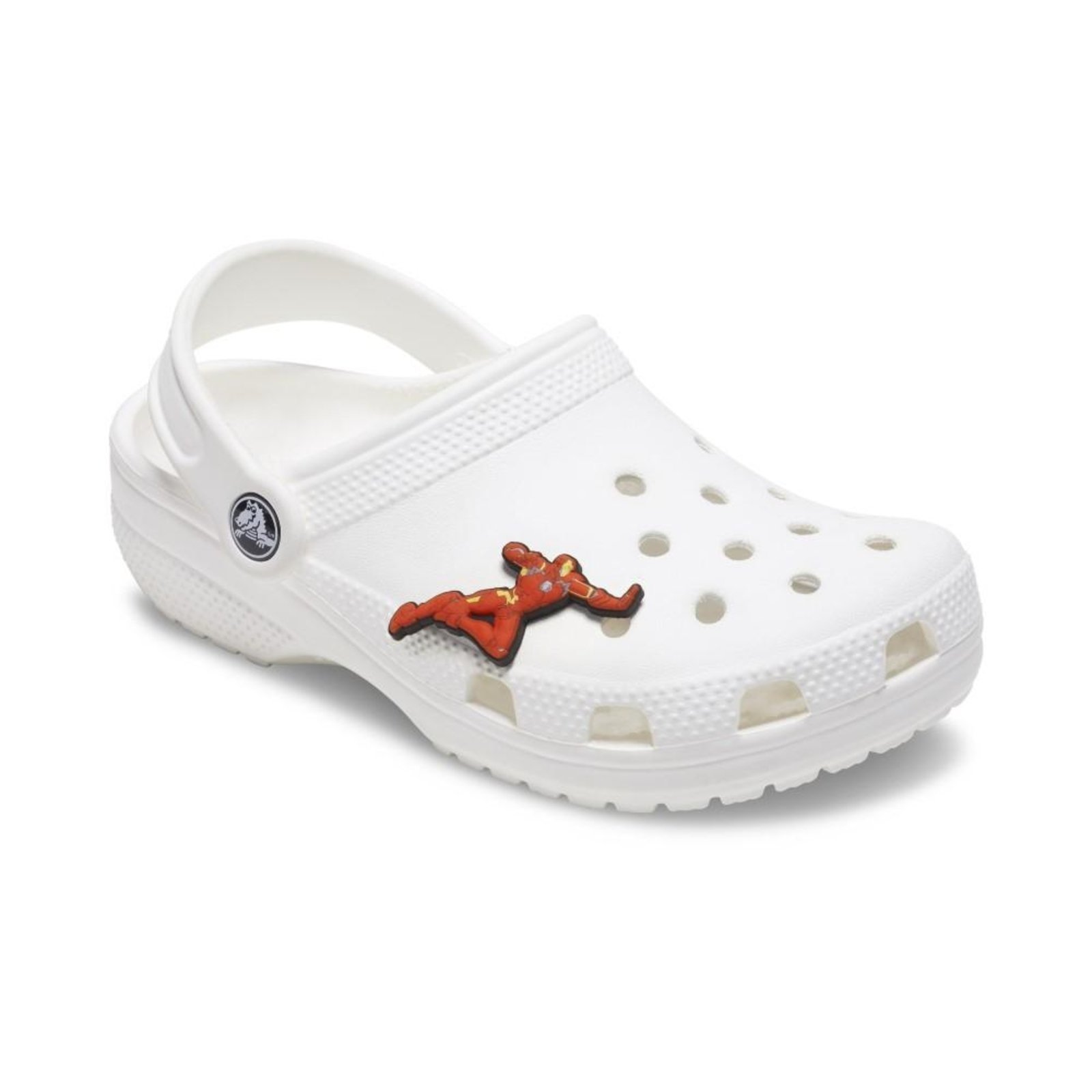 Vista 3 Infantil - Jibbitz™ Avengers Homem de Ferro Crocs branco
