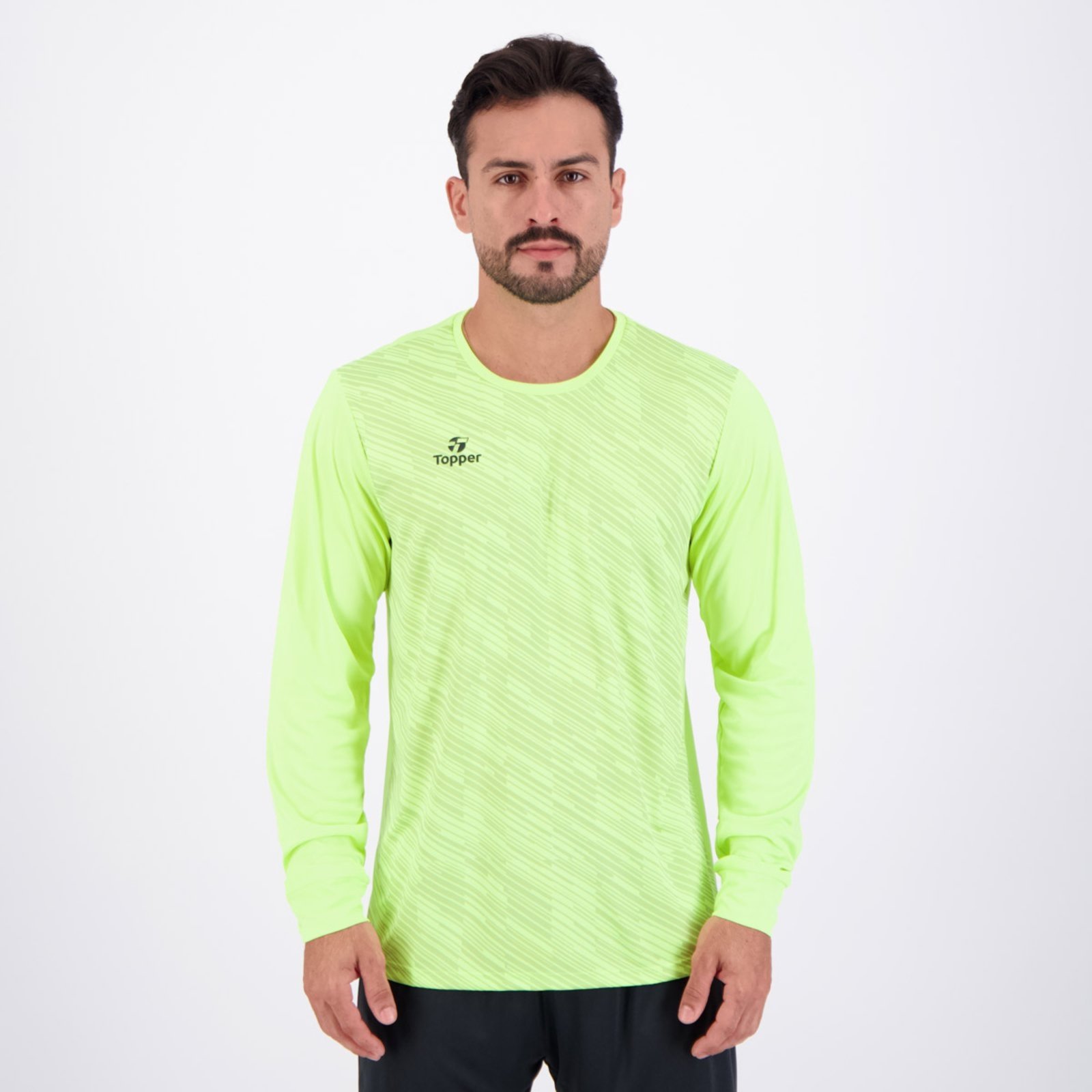 Vista 2 Camisa Topper Goleiro Classic III Manga Longa verde Topper verde