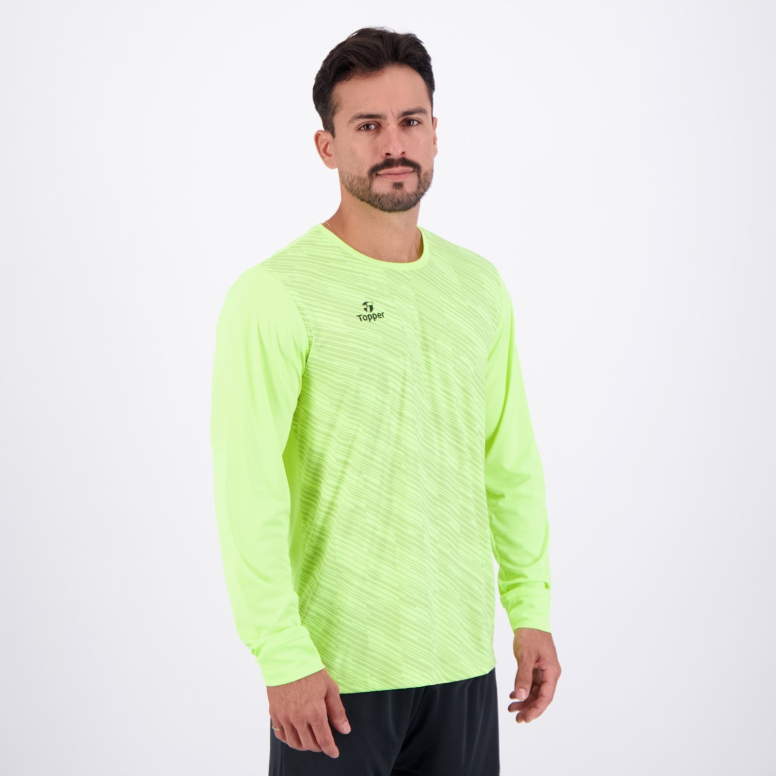 Vista 3 Camisa Topper Goleiro Classic III Manga Longa verde Topper verde