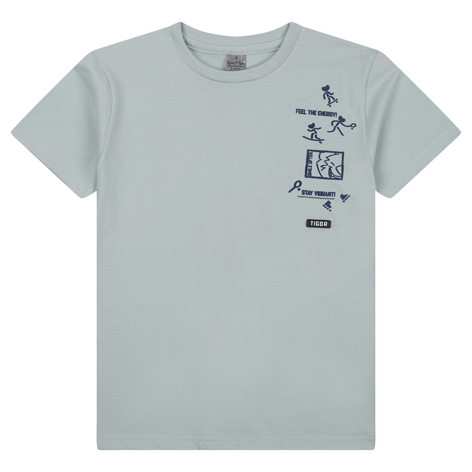 Infantil - Camiseta Manga Curta Masculina Tigor T. Tigre