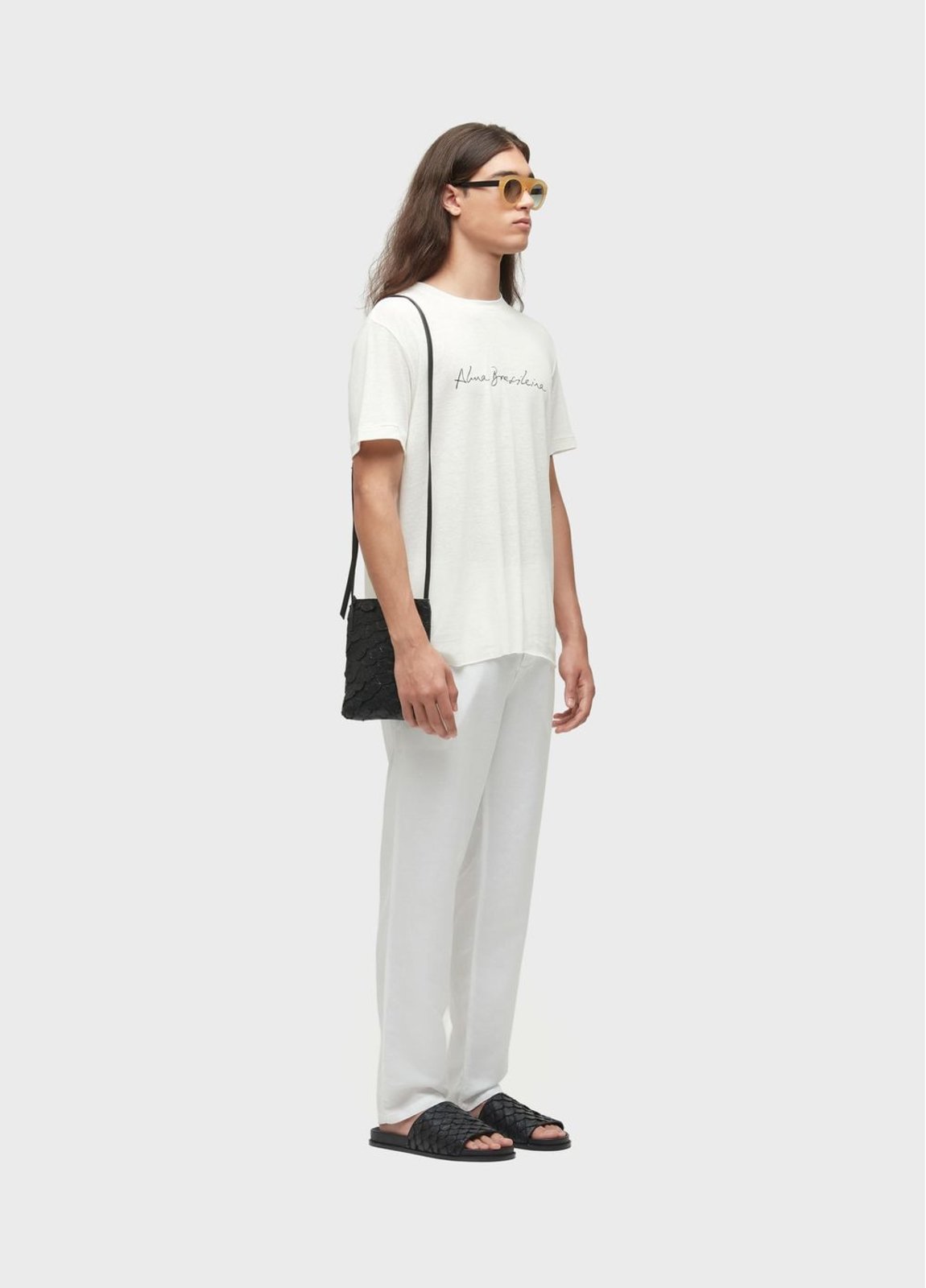 Calça alfaiataria fluid linen OSKLEN
