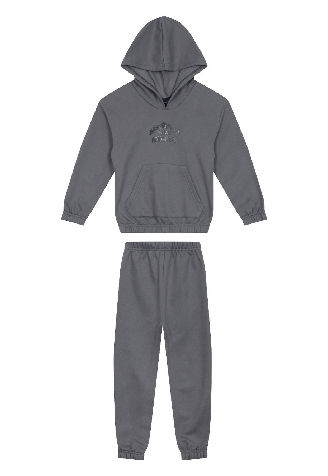 Infantil - Conjunto para Menino de Blusão e Calça Guloseima Cinza