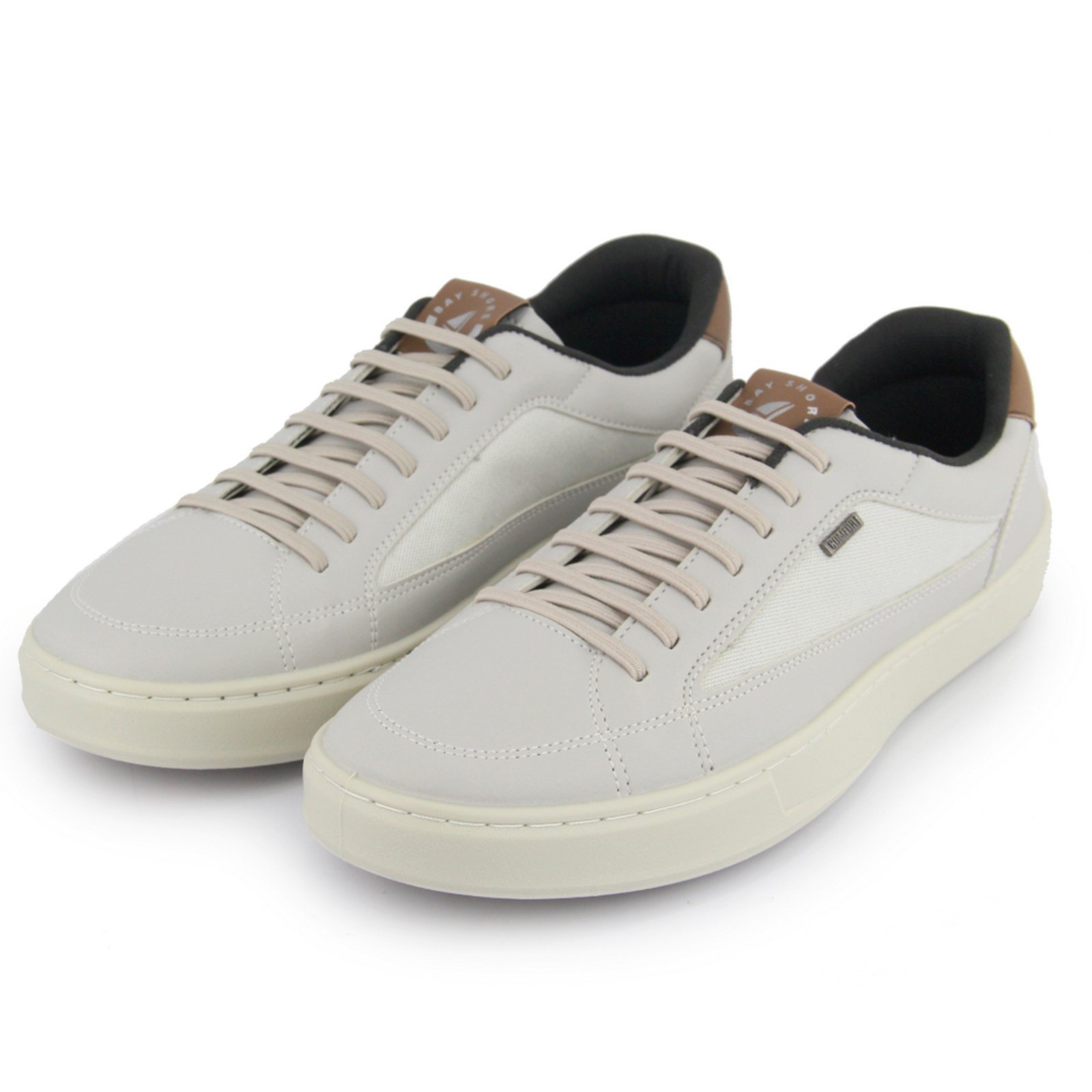 Sapato Masculino Veritimo Tênis Casual Sapatenis Urbano Conforto Anatômico Cinza Claro
