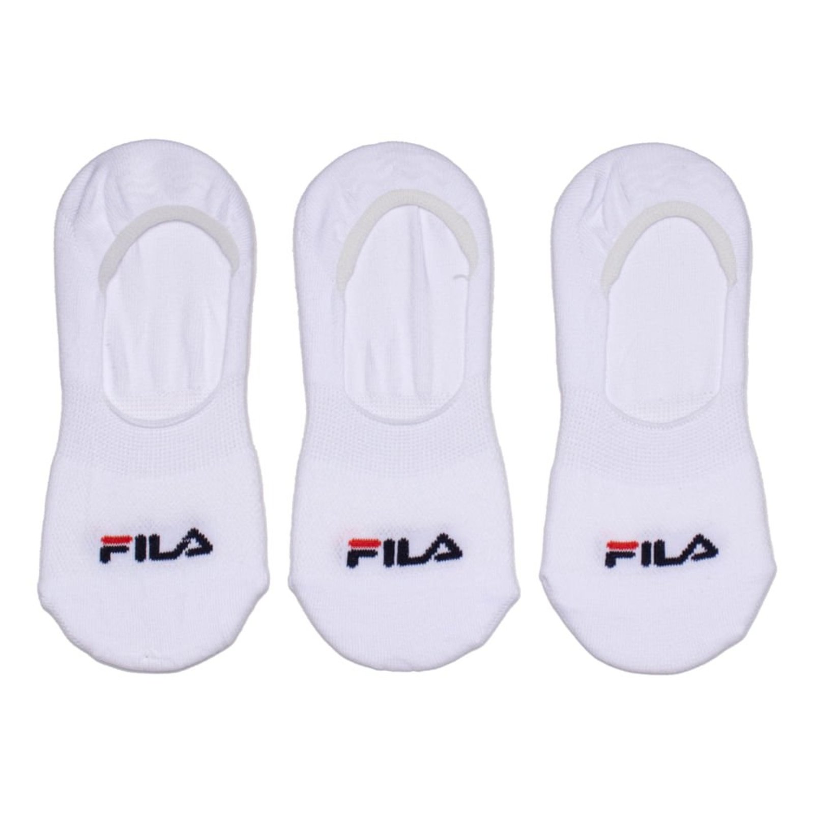 Kit c/ 3 Meias Unissex FILA Invisible Branco