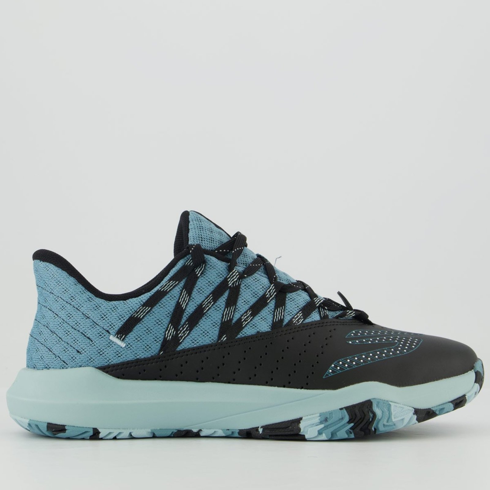 Tênis Skechers Viper Court Rally Preta e Azul