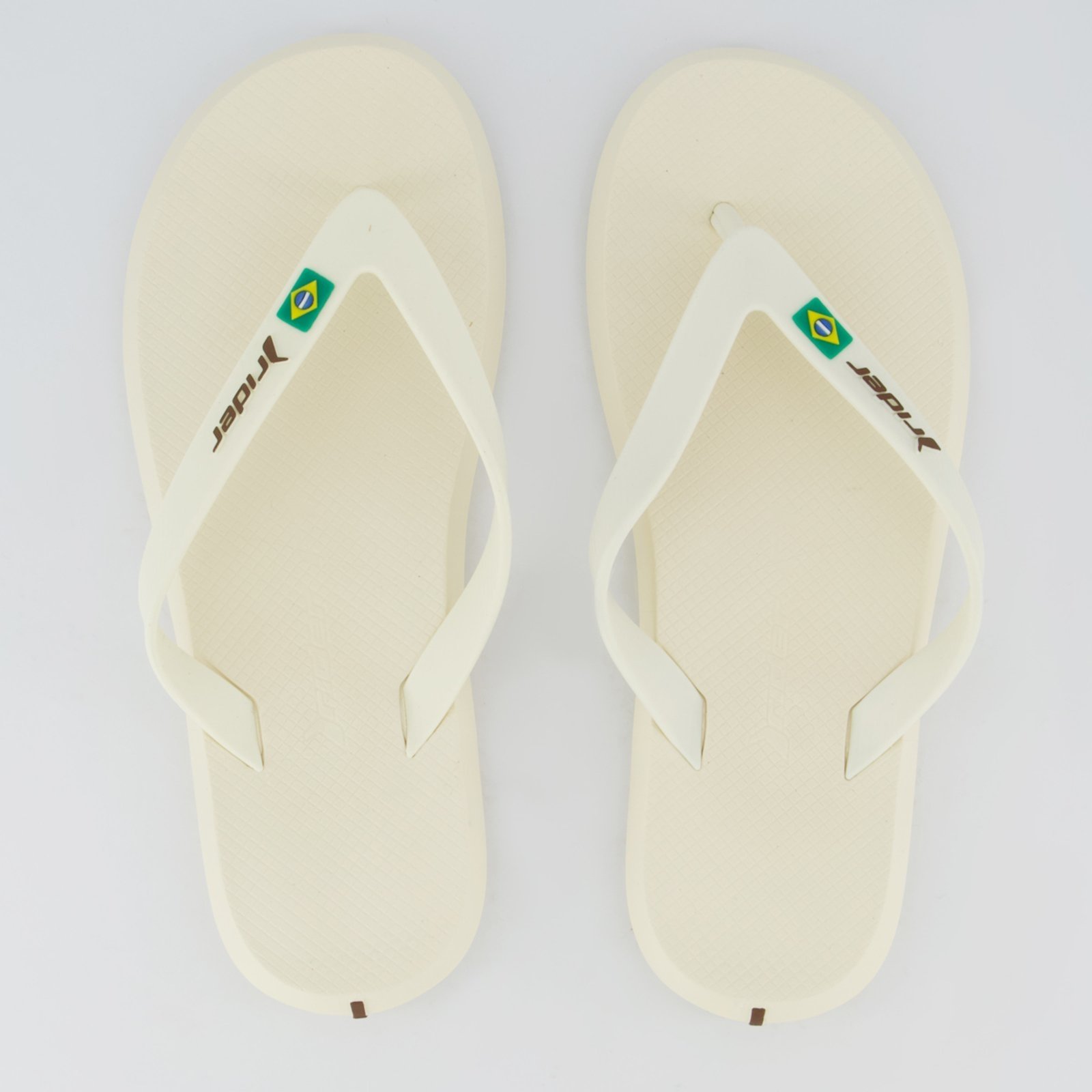 Vista 2 Chinelo Rider R1 Brasil branco Rider branco