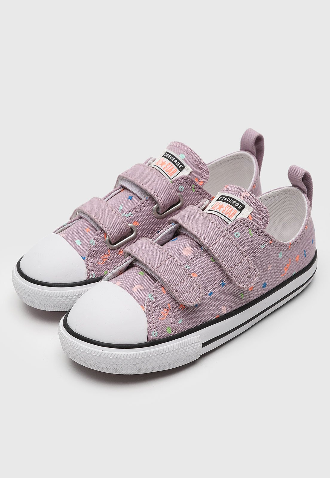 Infantil – Tênis Converse Chuck Taylor All Star Estampa Lavanda
