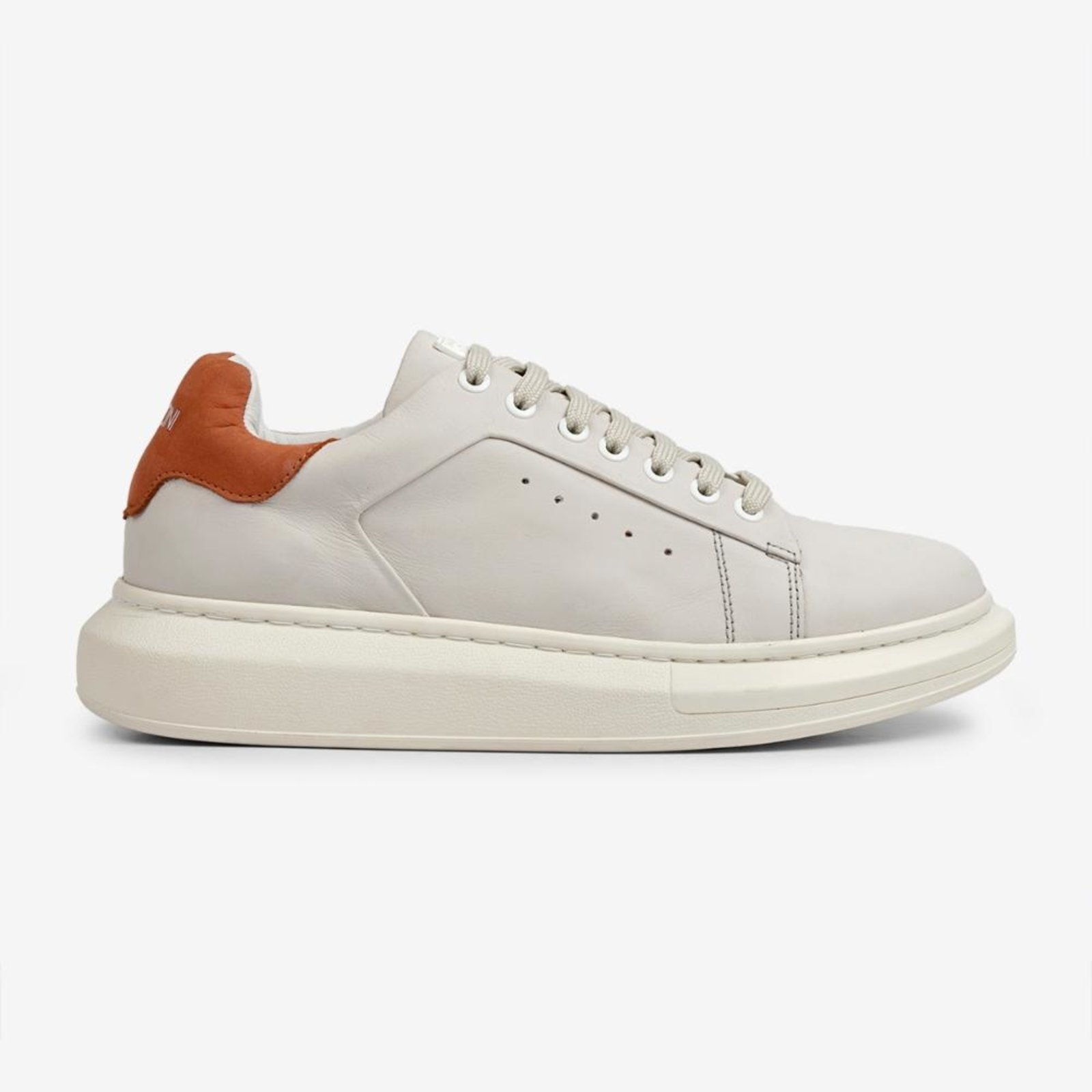 Tênis Couro Casual Ferracini Masculino Impulse 7614-570D Branco