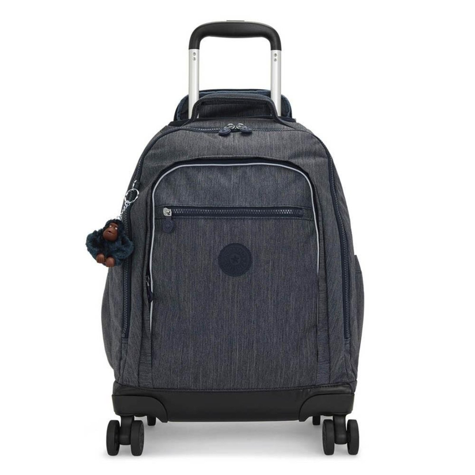 Mochila Kipling New Zea De Rodinhas Marine Navy