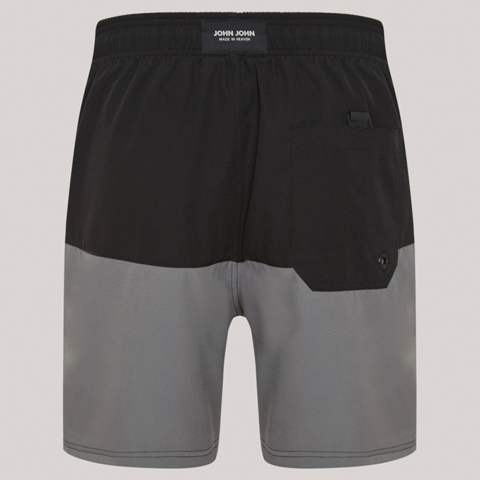 Vista 3 Short John John Bicolor Ve26 Masculino bege John John bege