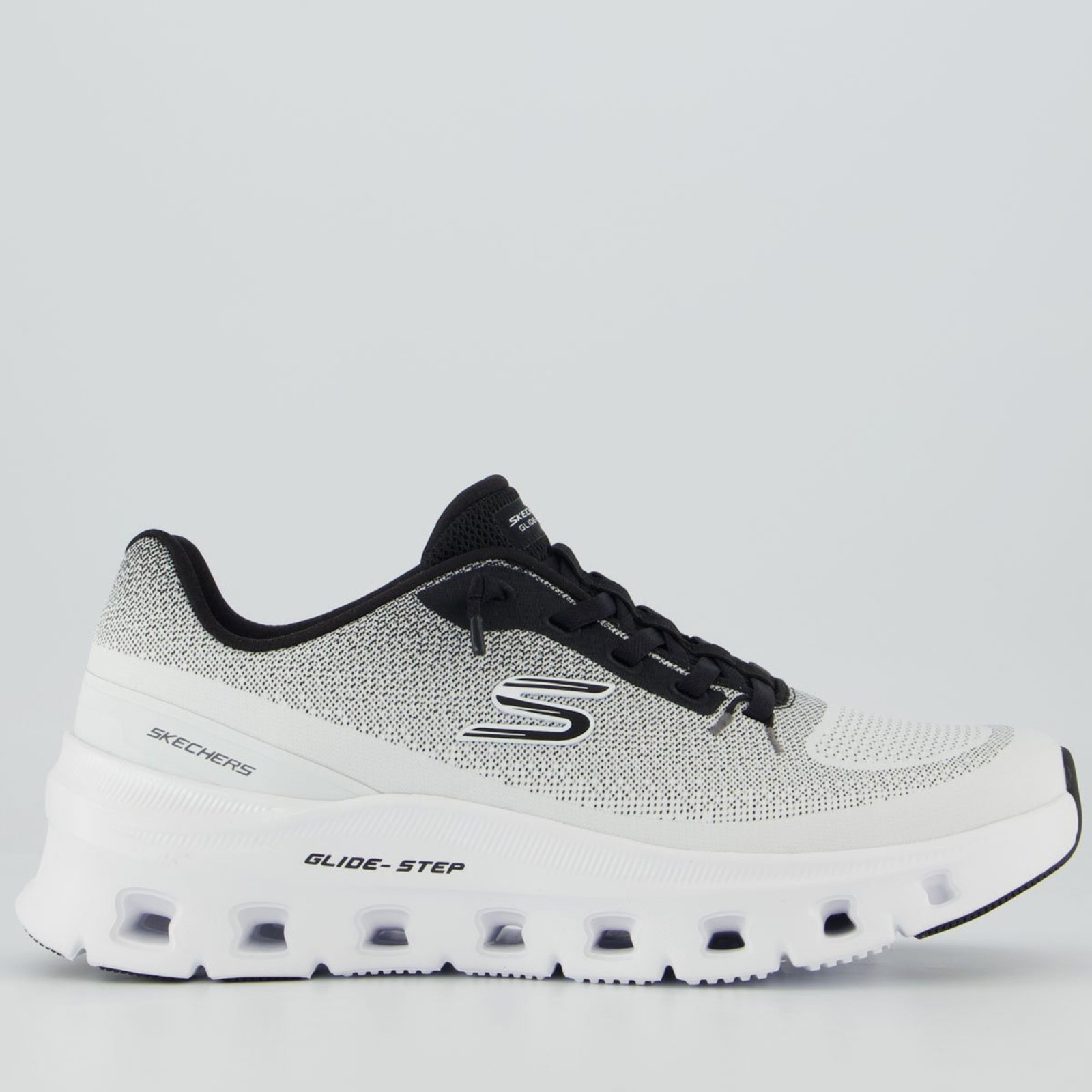 Tênis Skechers Glide-Step Pro Feminino Branco e Preto