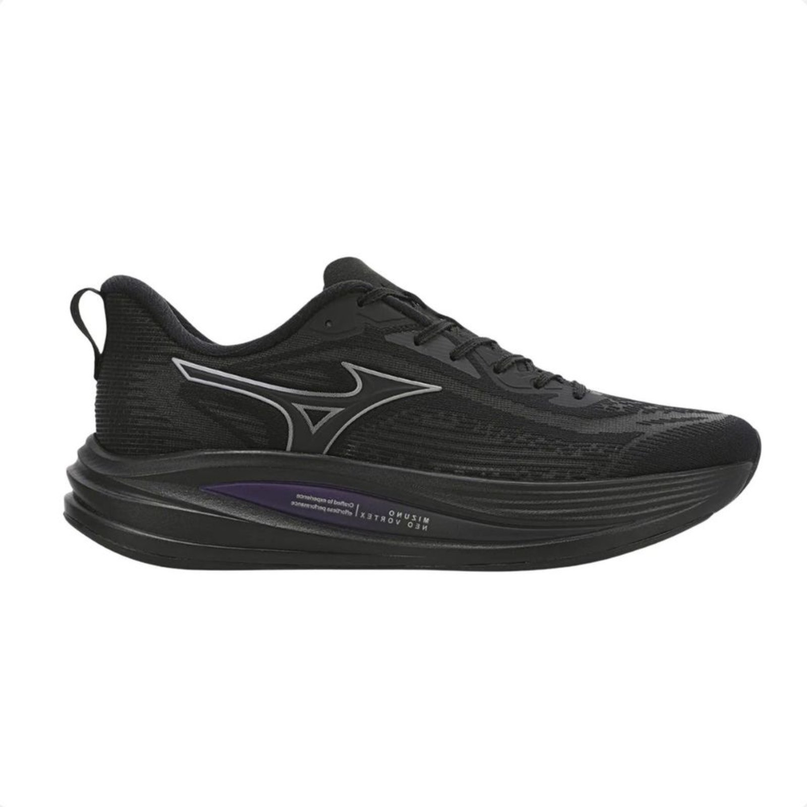 Vista 2 Tênis Corrida Masculino Mizuno Neo Vortex preto Mizuno preto