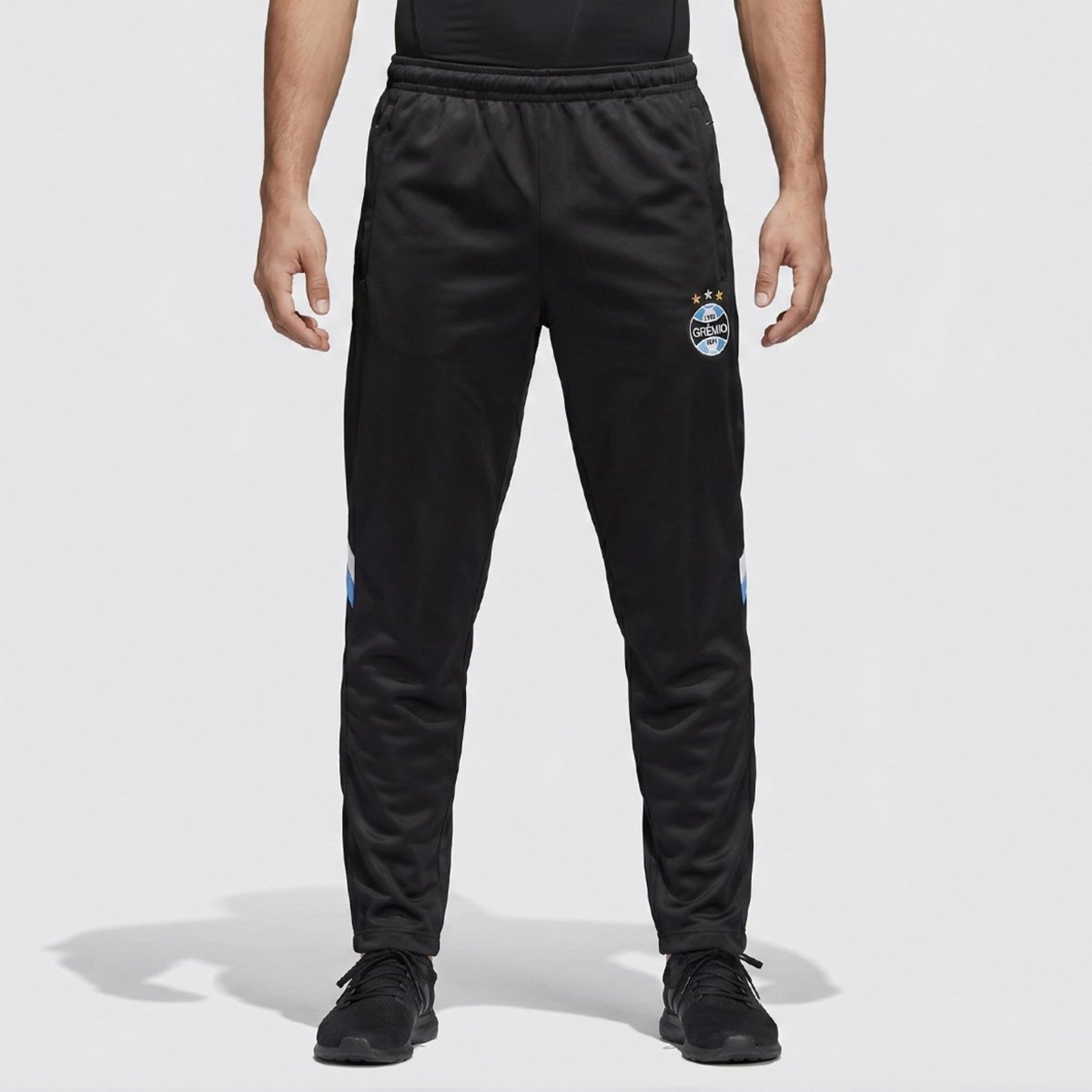 Calça Grêmio Slim Fit Esportiva Preta