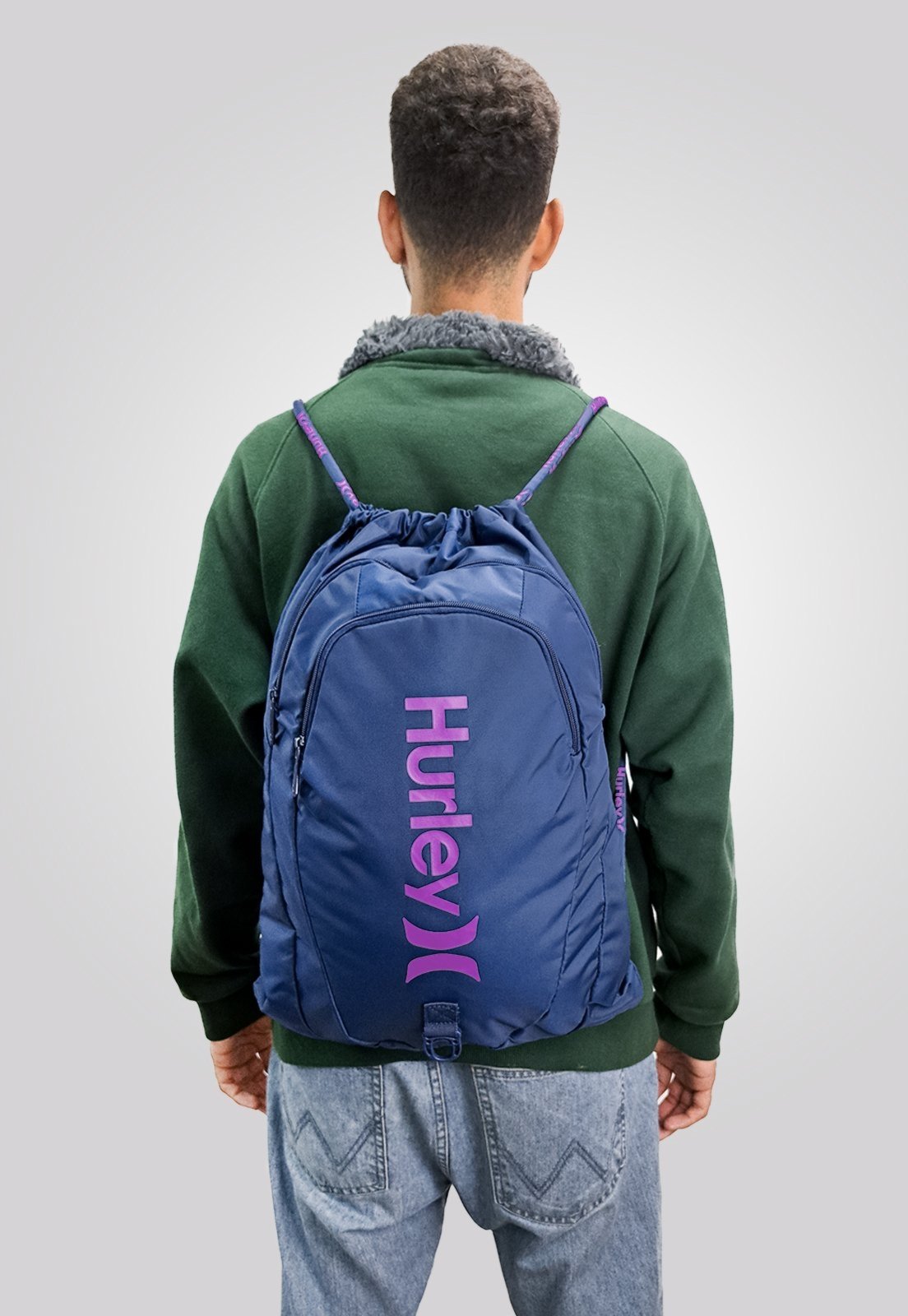 Bolsa Sacola Bag Hurley Esporte Academia Fitness