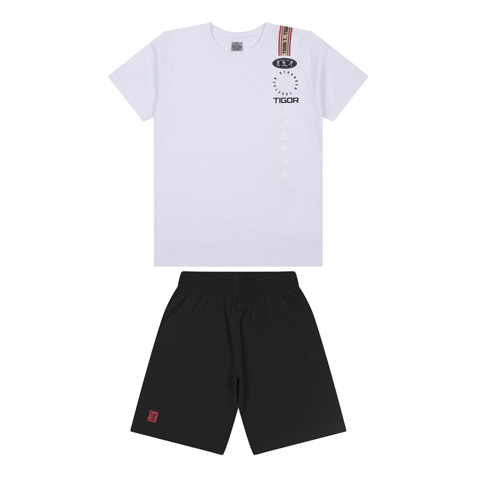 Infantil - Conjunto Curto Masculino Tigor T. Tigre