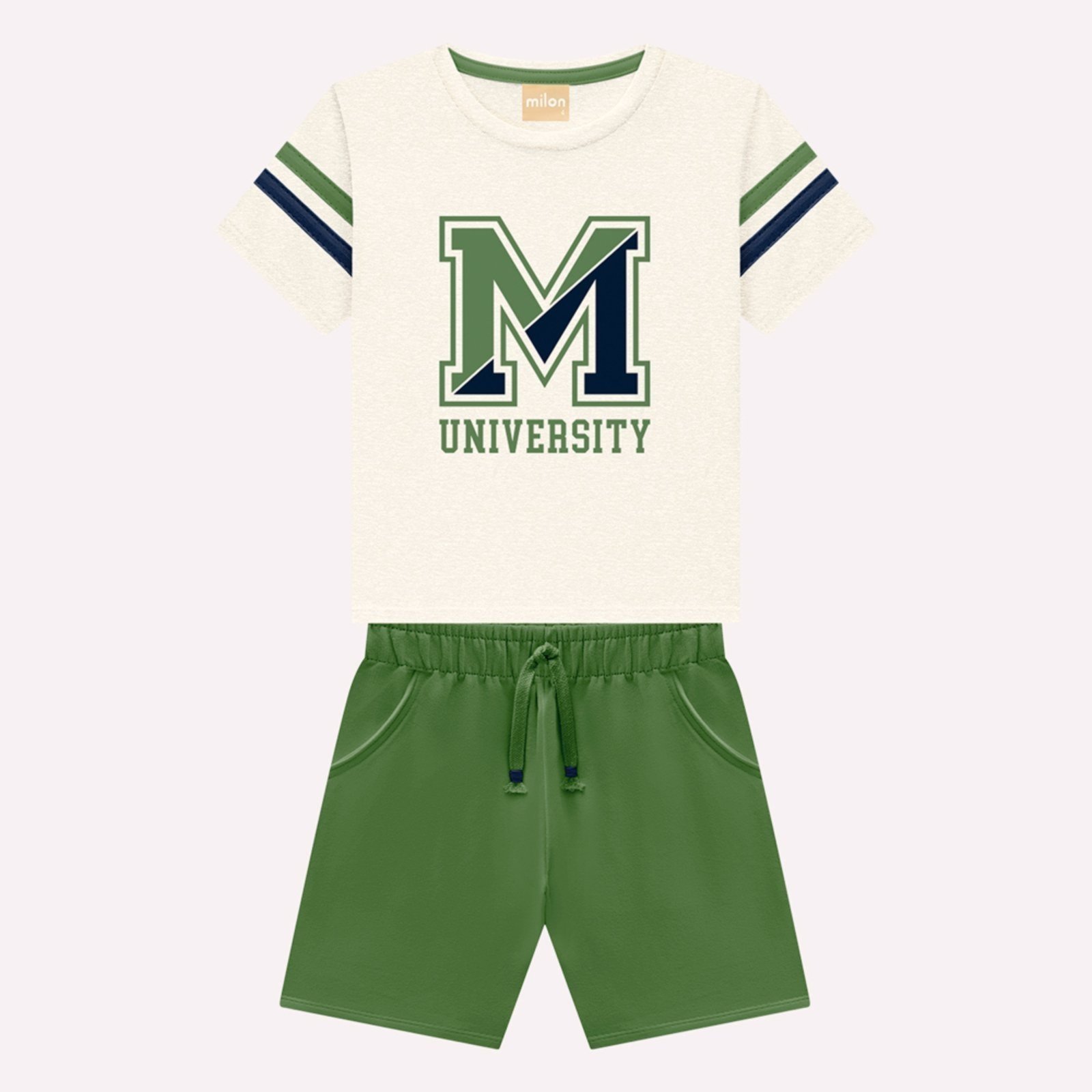 Infantil - Conjunto Menino Lettering Milon