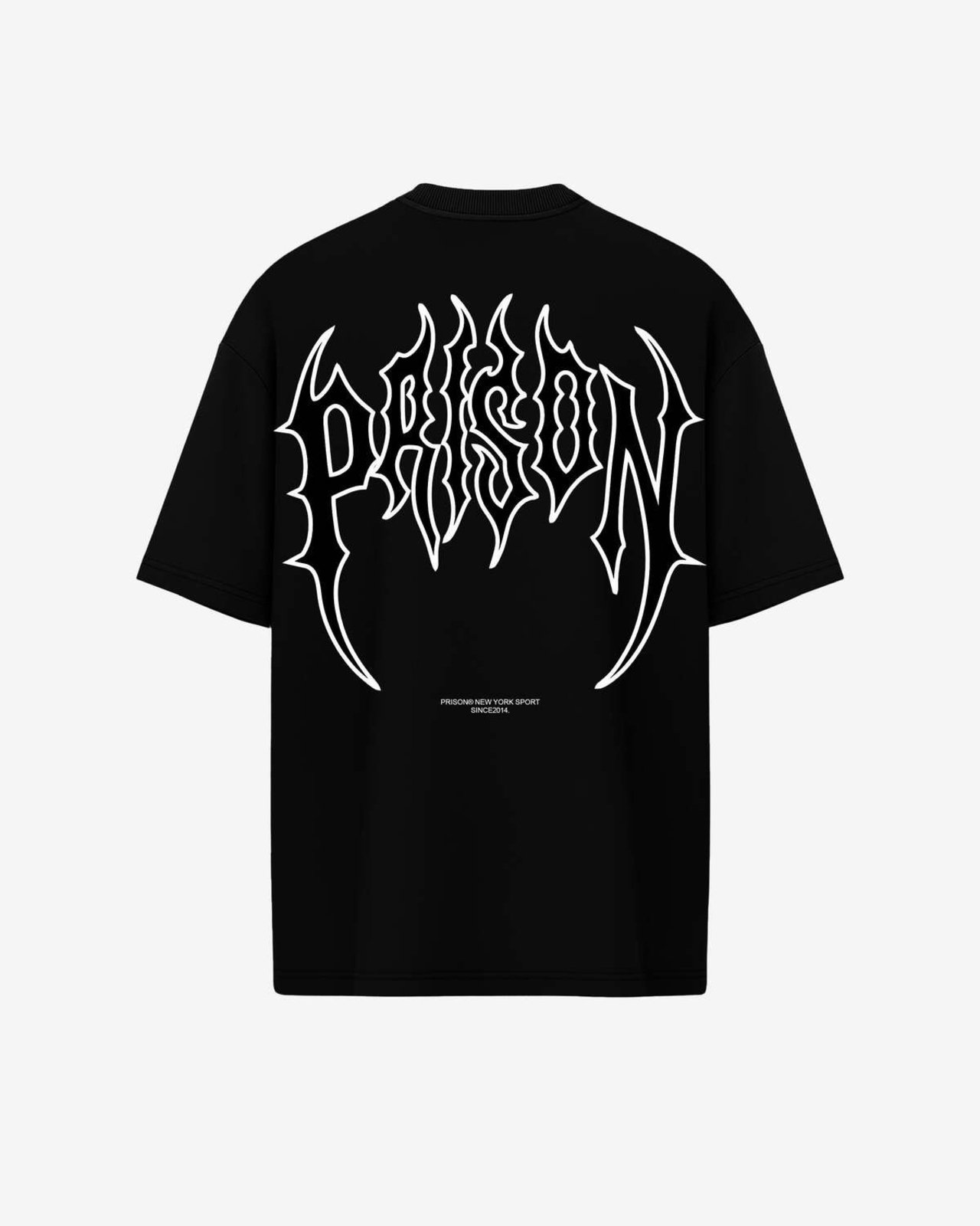 Camiseta oversized Iron preta Preto