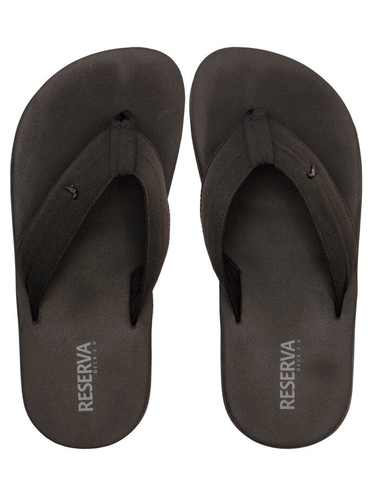 Sandália Masculina Reserva Go Deck Sport Confortável Tira Larga Tratorada Chinelo Preto