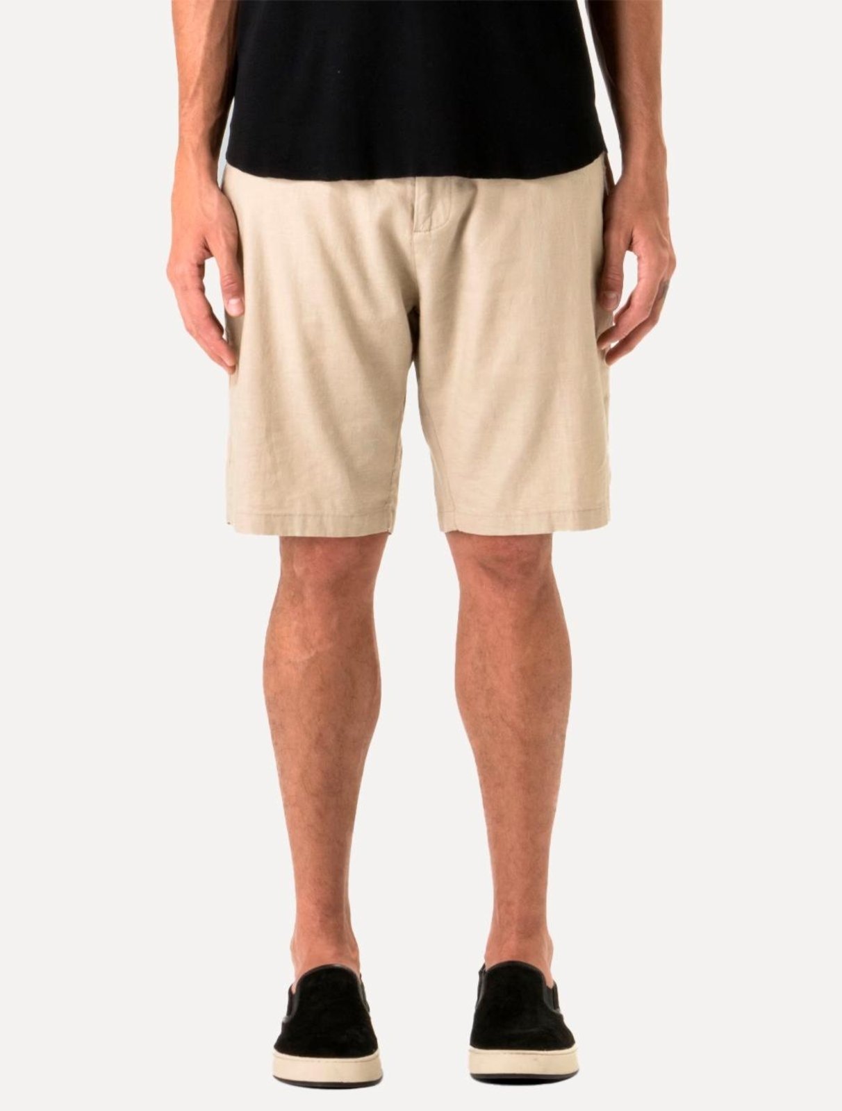 Bermuda Osklen Masculina Alfaiataria Basic Linen Areia Mescla