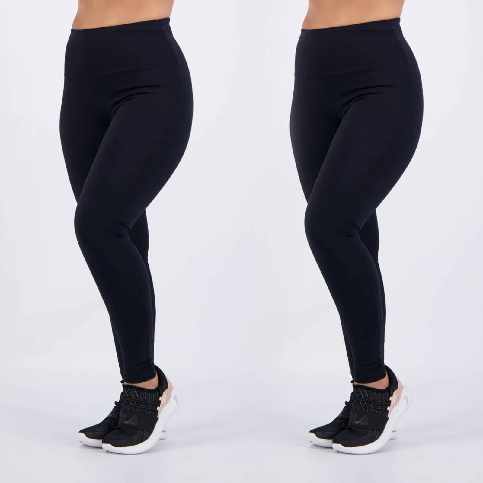 Kit de 2 Calças Legging Costa Rica Feminina Preta