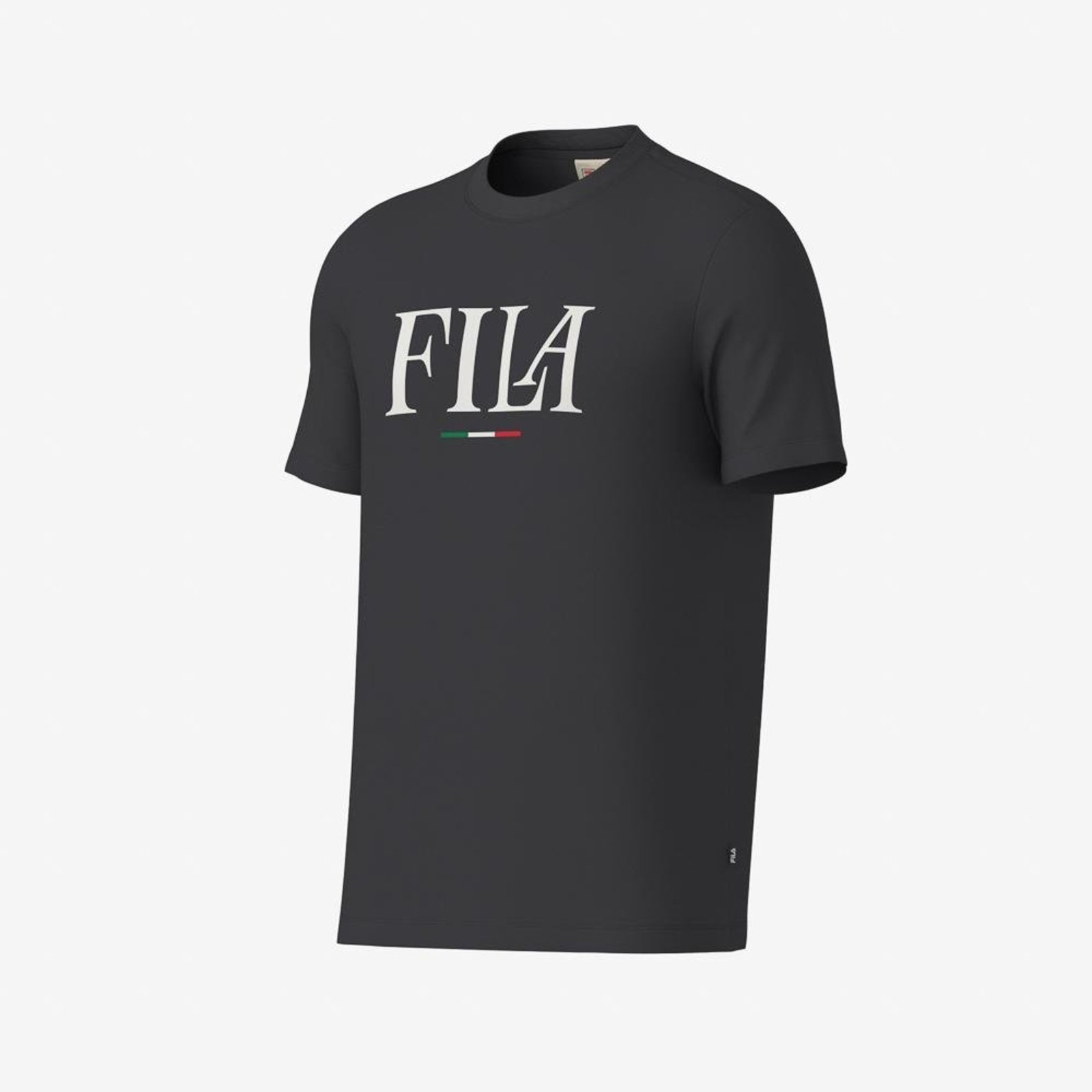 Camiseta Fila Regular Italy Letter Masculina Incolor