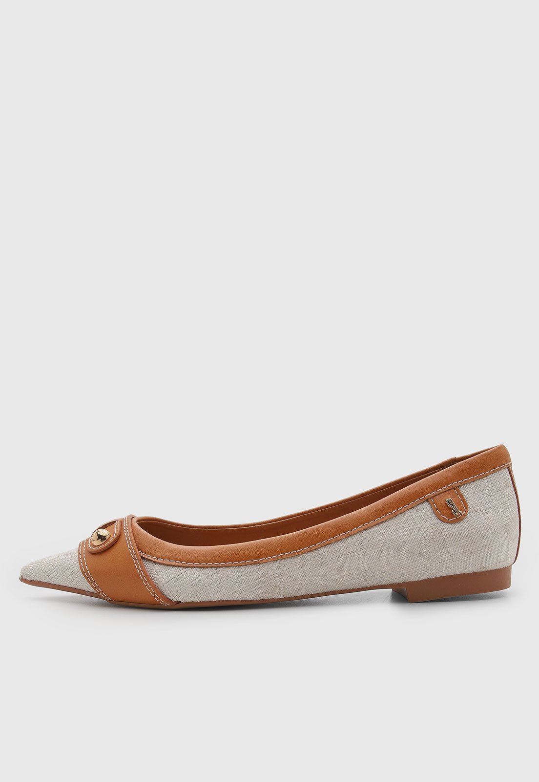 Sapatilha Feminino Santa Lolla Bico Fino Caramelo