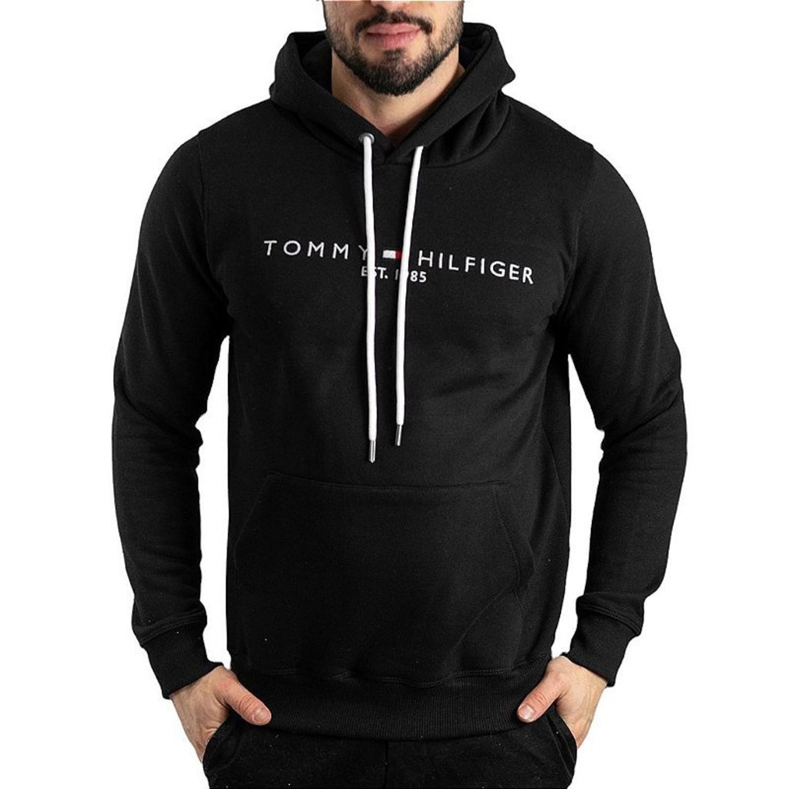 Moletom Tommy Hilfiger 1985 Preto