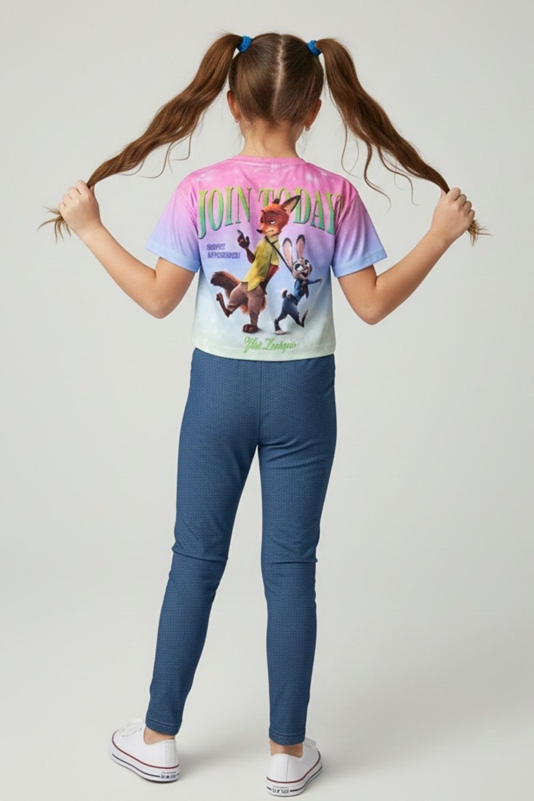 Vista 3 Infantil - Camiseta Disney Feminina Zootopia Box rosa Disney rosa