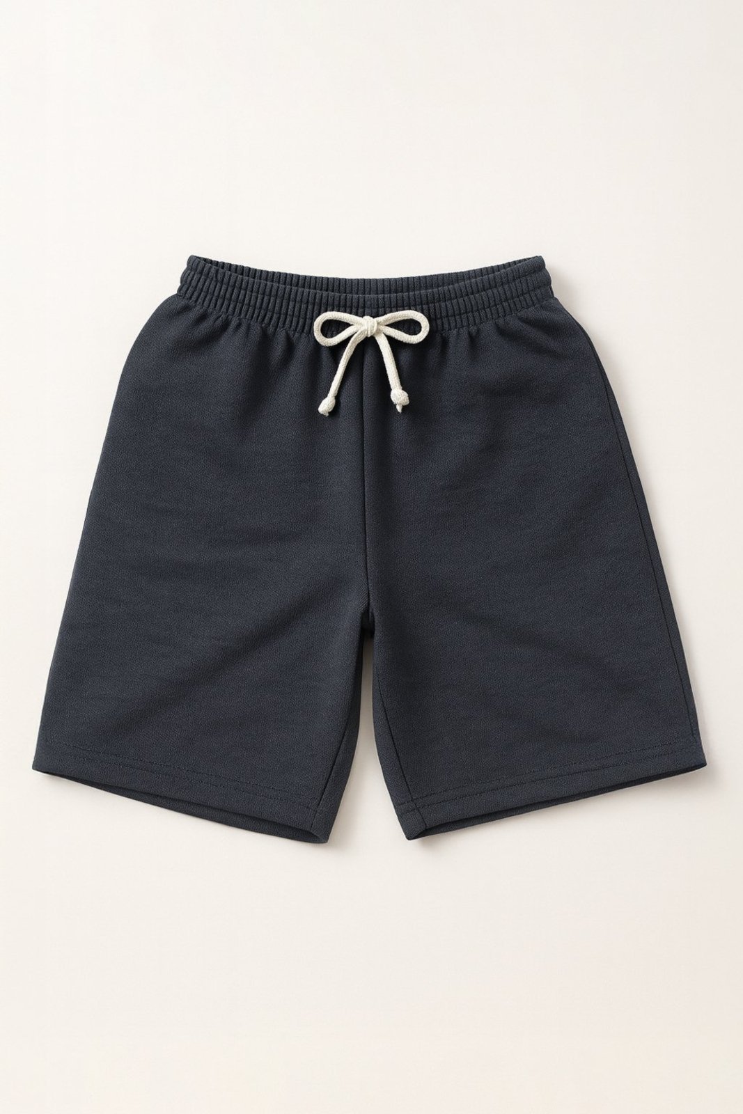 Vista 2 Infantil - Bermuda Moletinho Masculina Chumbo com Cardaço Babei no Look unico Babei no Look unico