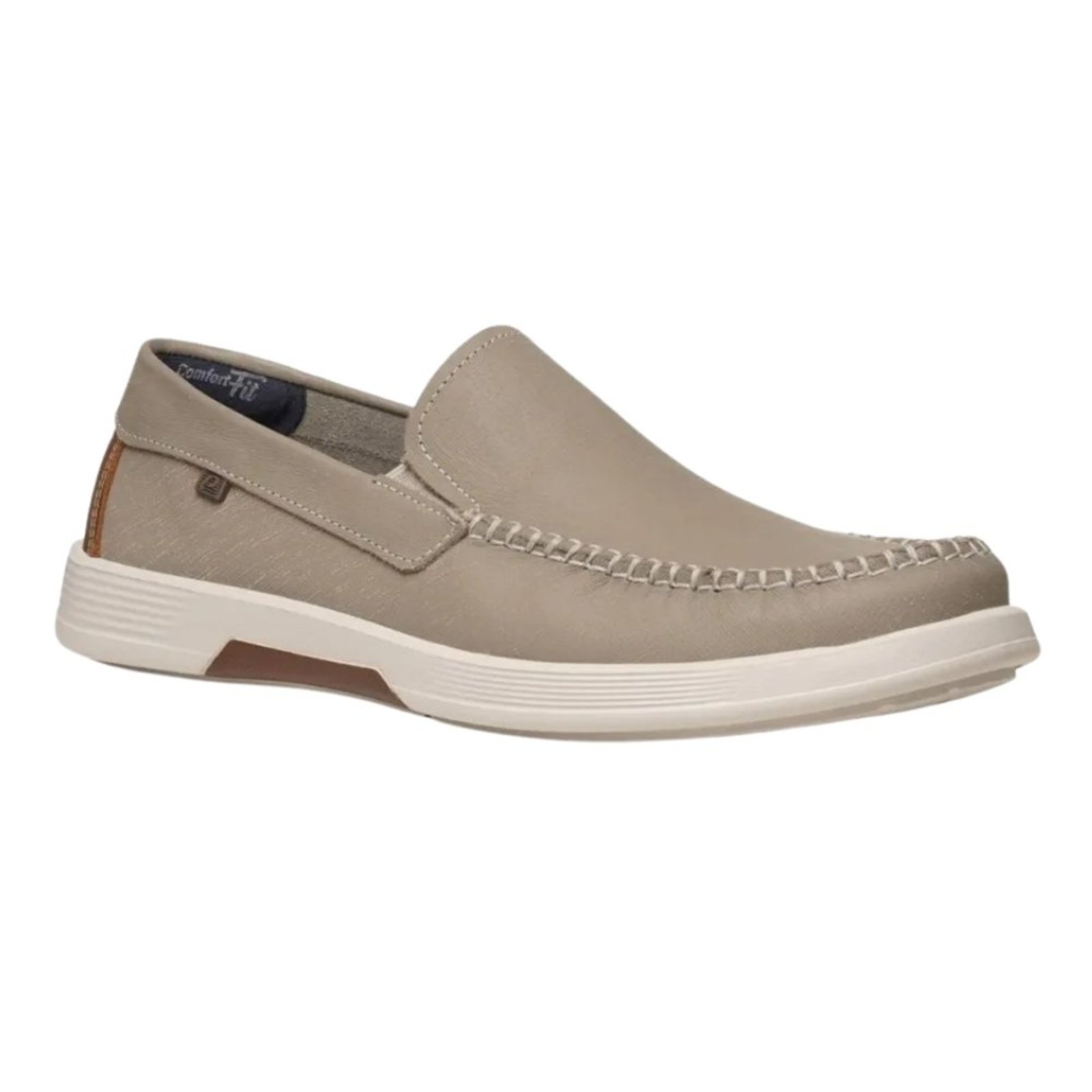 Vista 3 Mocassim Pegada Masculino - 142304 bege PEGADA bege