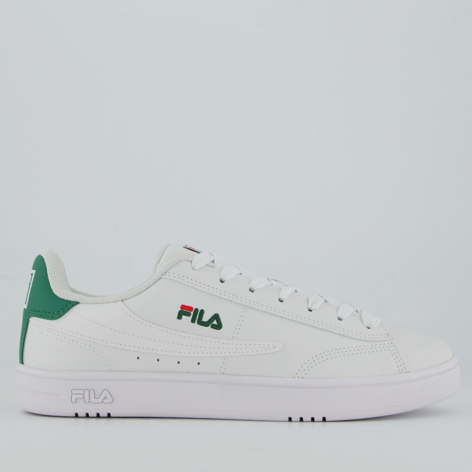Vista 2 Tênis Fila Court 90 Sport Branco e Verde branco verde Fila branco verde