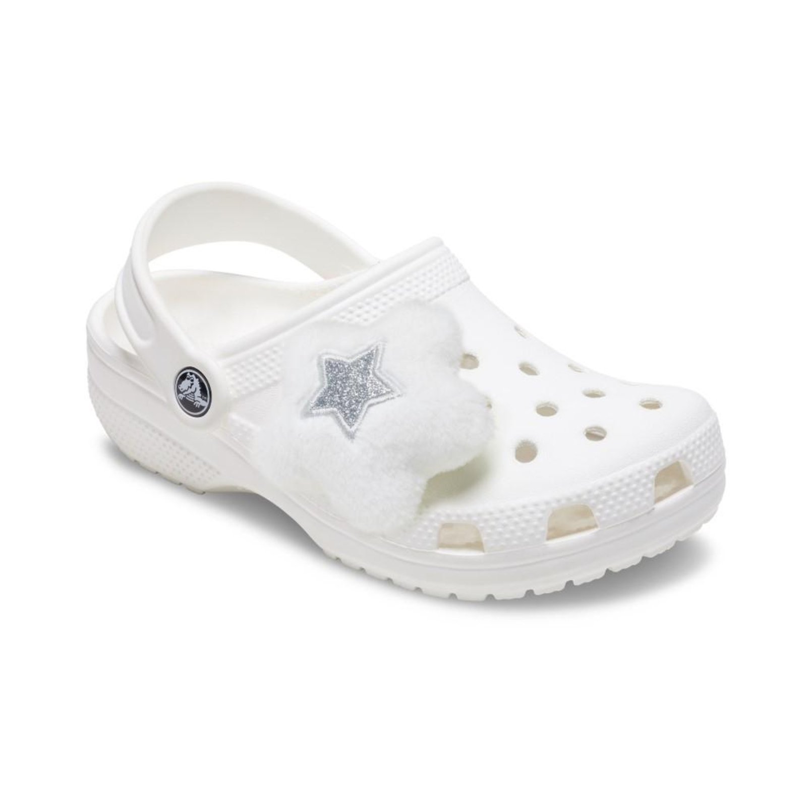 Vista 3 Infantil - Jibbitz™ Estrela Fluffy Crocs branco