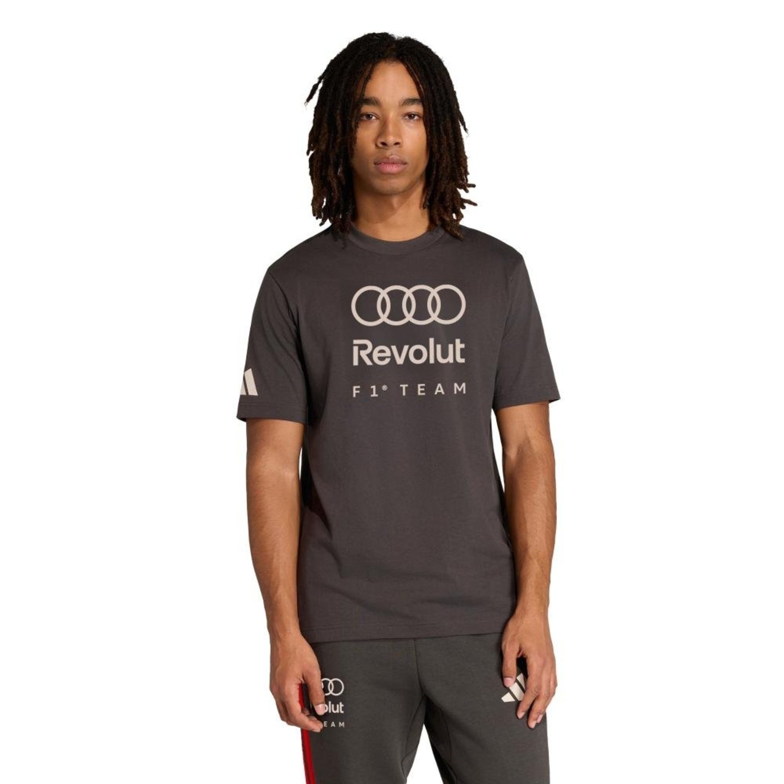 CAMISETA ESTAMPADA AUDI REVOLUT F1 TEAM DNA adidas Performance Preto