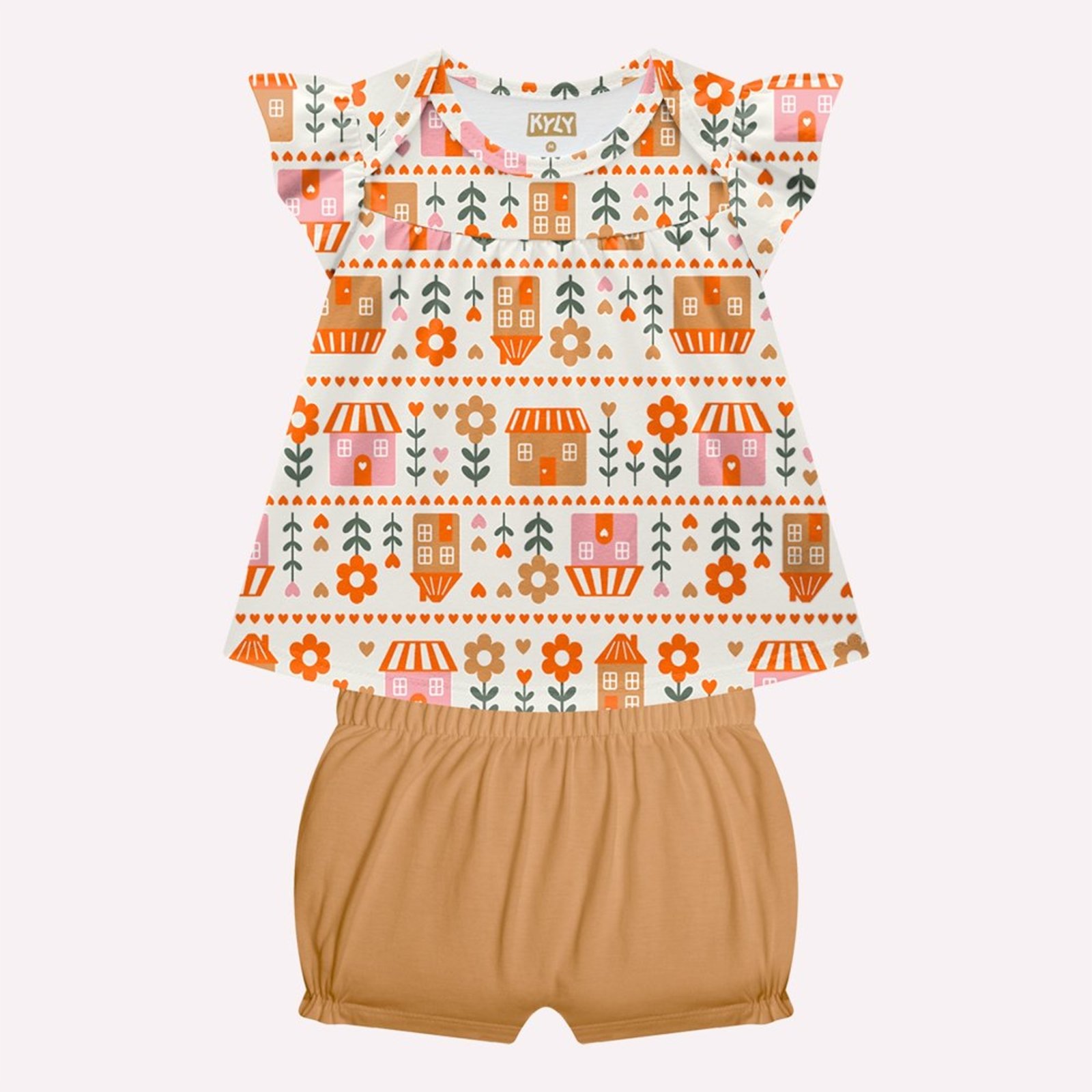 Infantil - Conjunto Menina Bordado Kyly