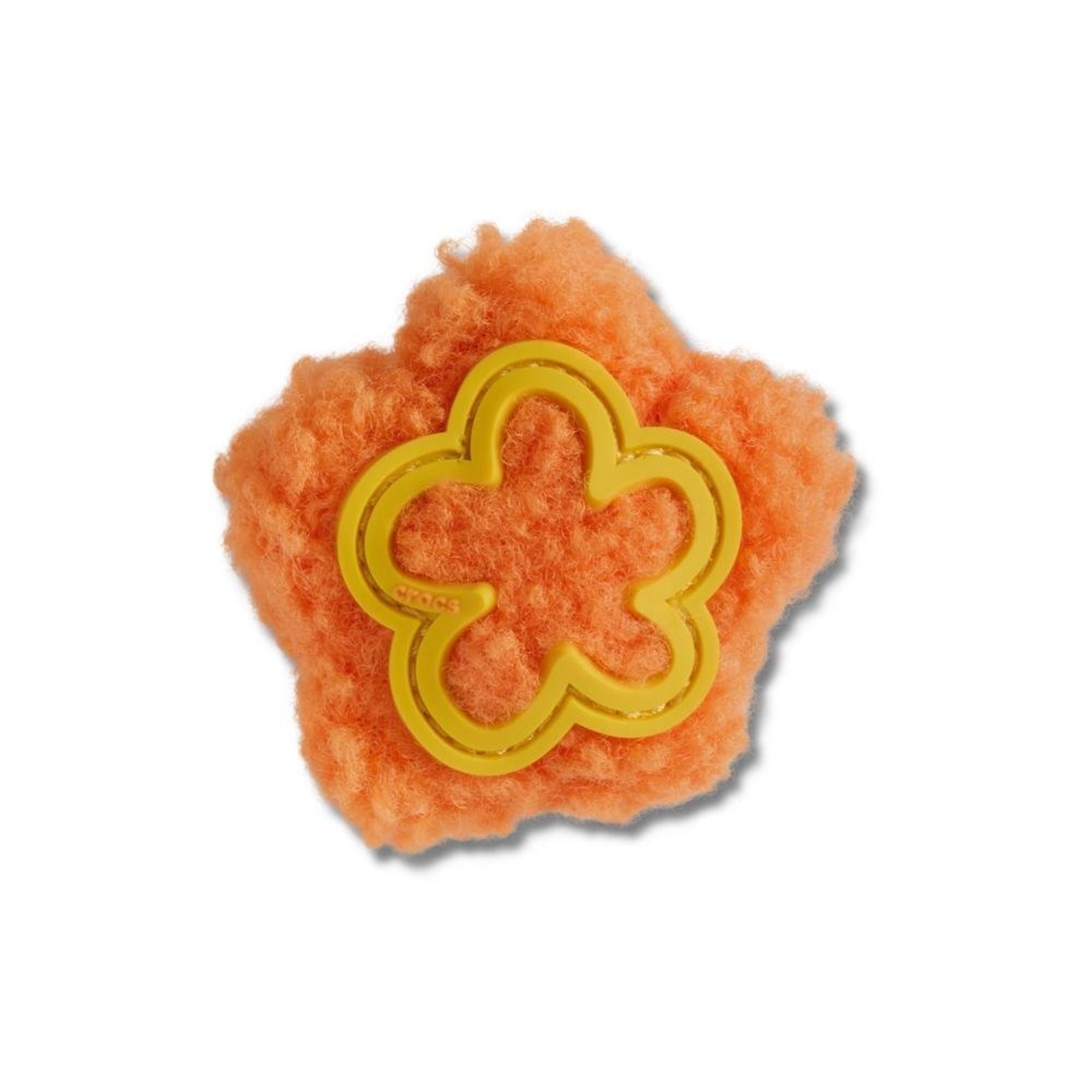 Infantil - Jibbitz™ Margarida Laranja de Pelúcia UNICO Branco