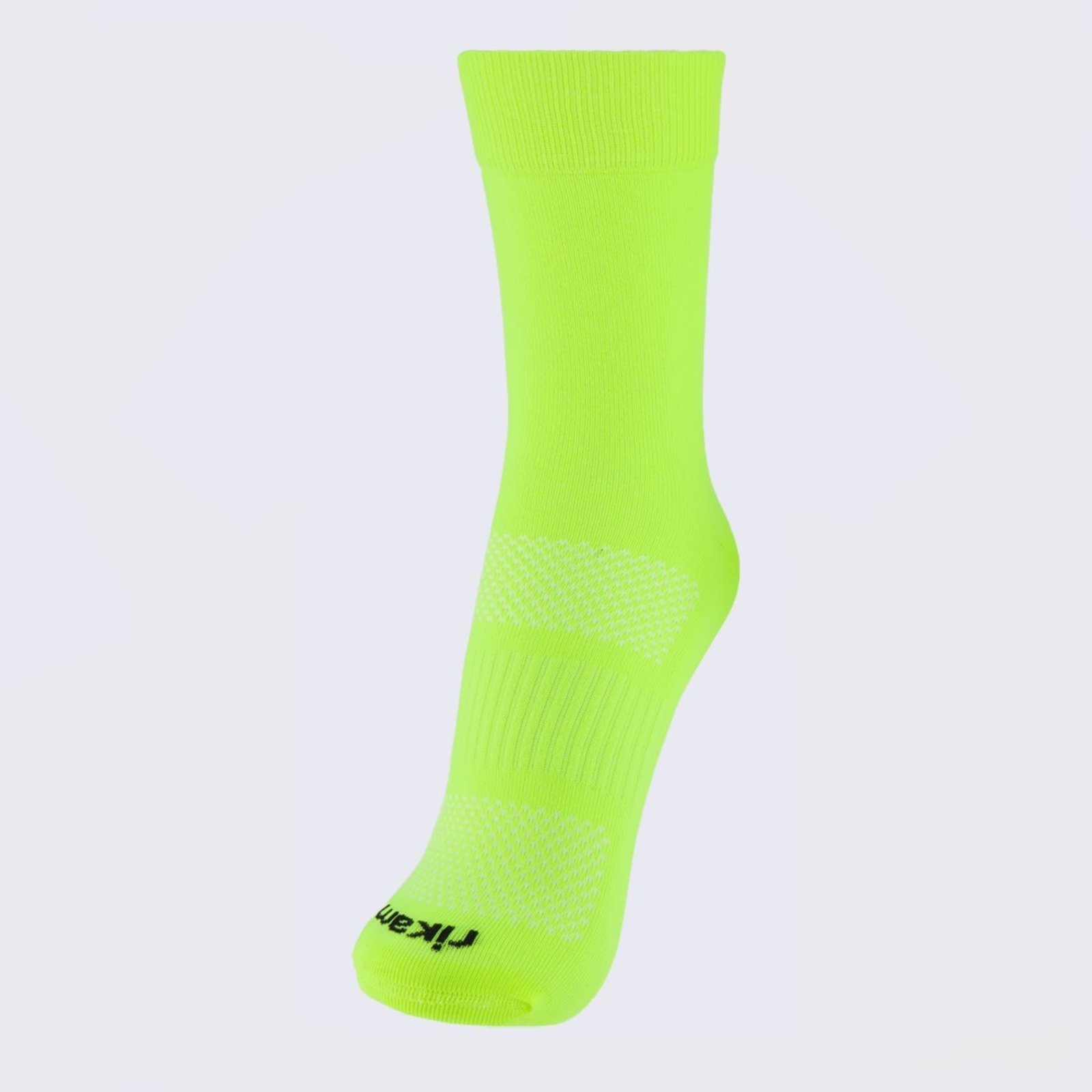 Meia Rikam Performance Bike Colors Verde Fluorescente
